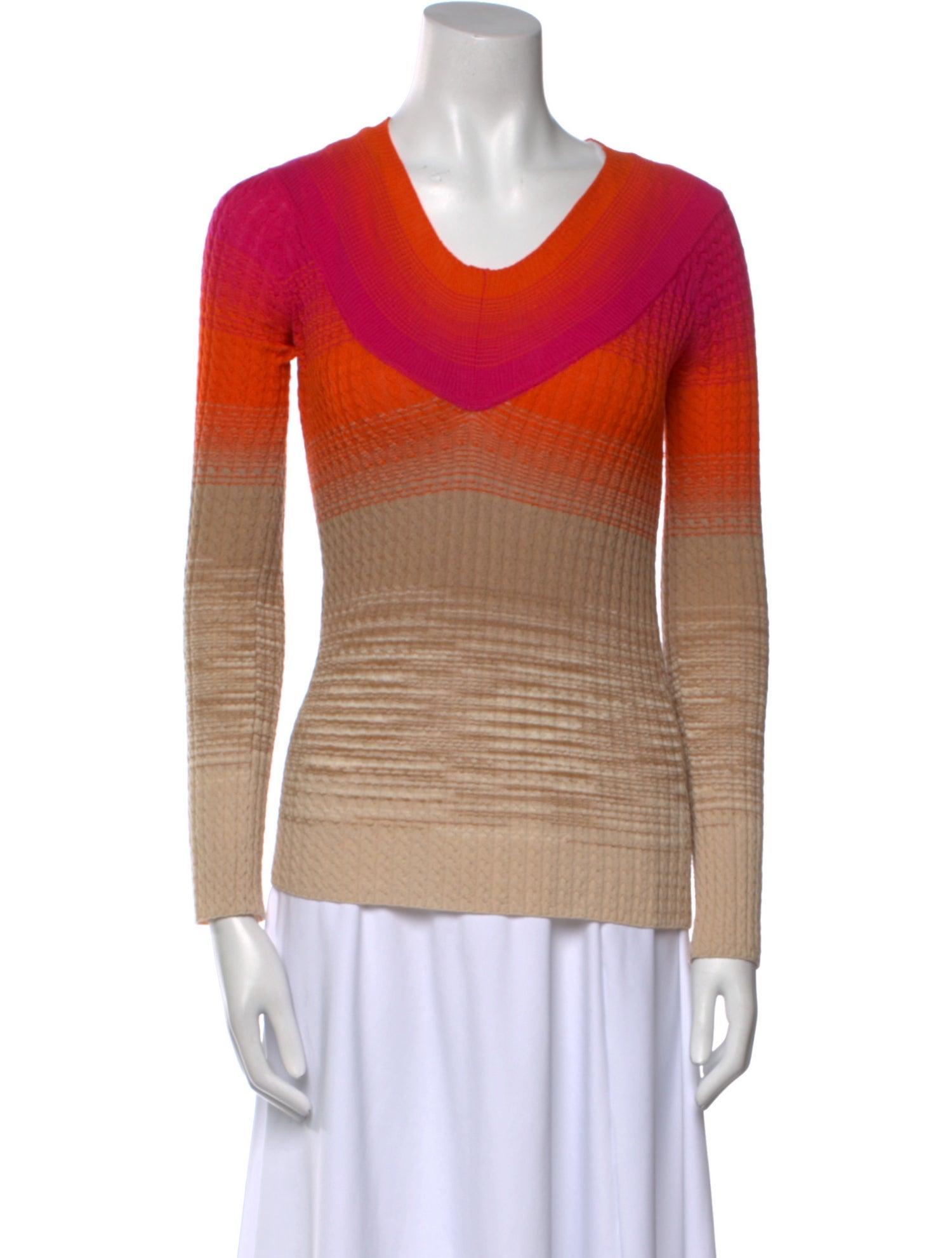 Missoni Striped V-Neck Sweater