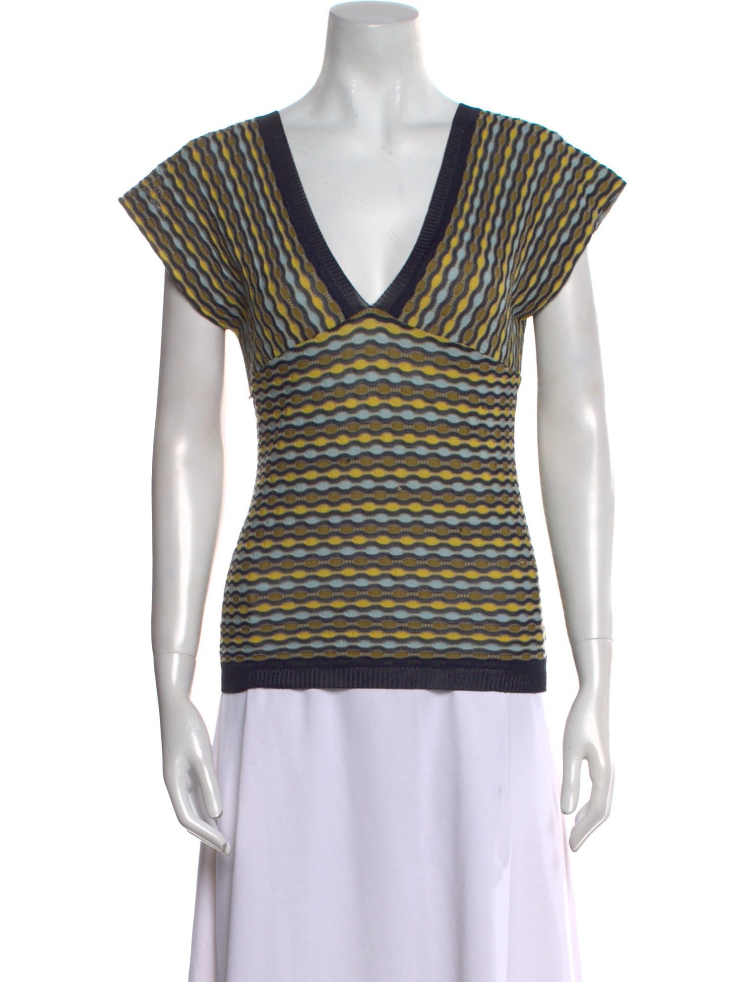 Missoni Striped V-Neck Top