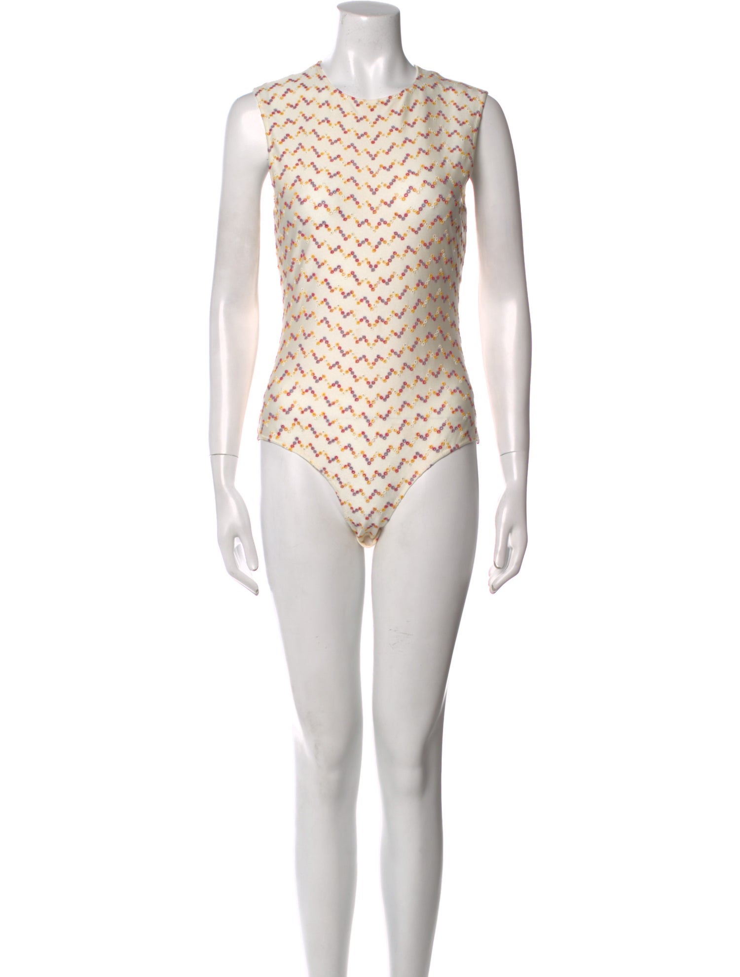Missoni Printed Crew Neck Bodysuit w/ Tags