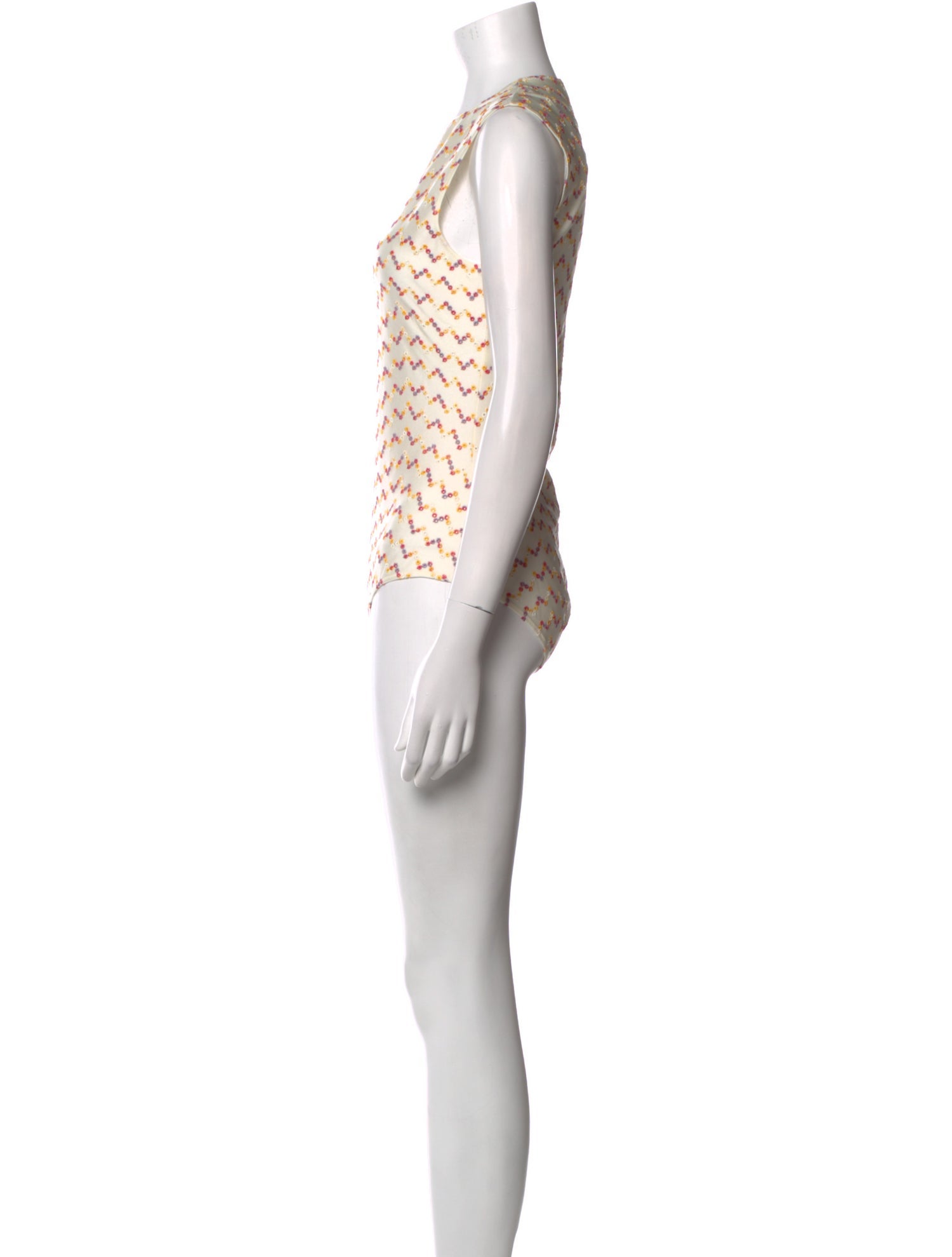 Missoni Printed Crew Neck Bodysuit w/ Tags