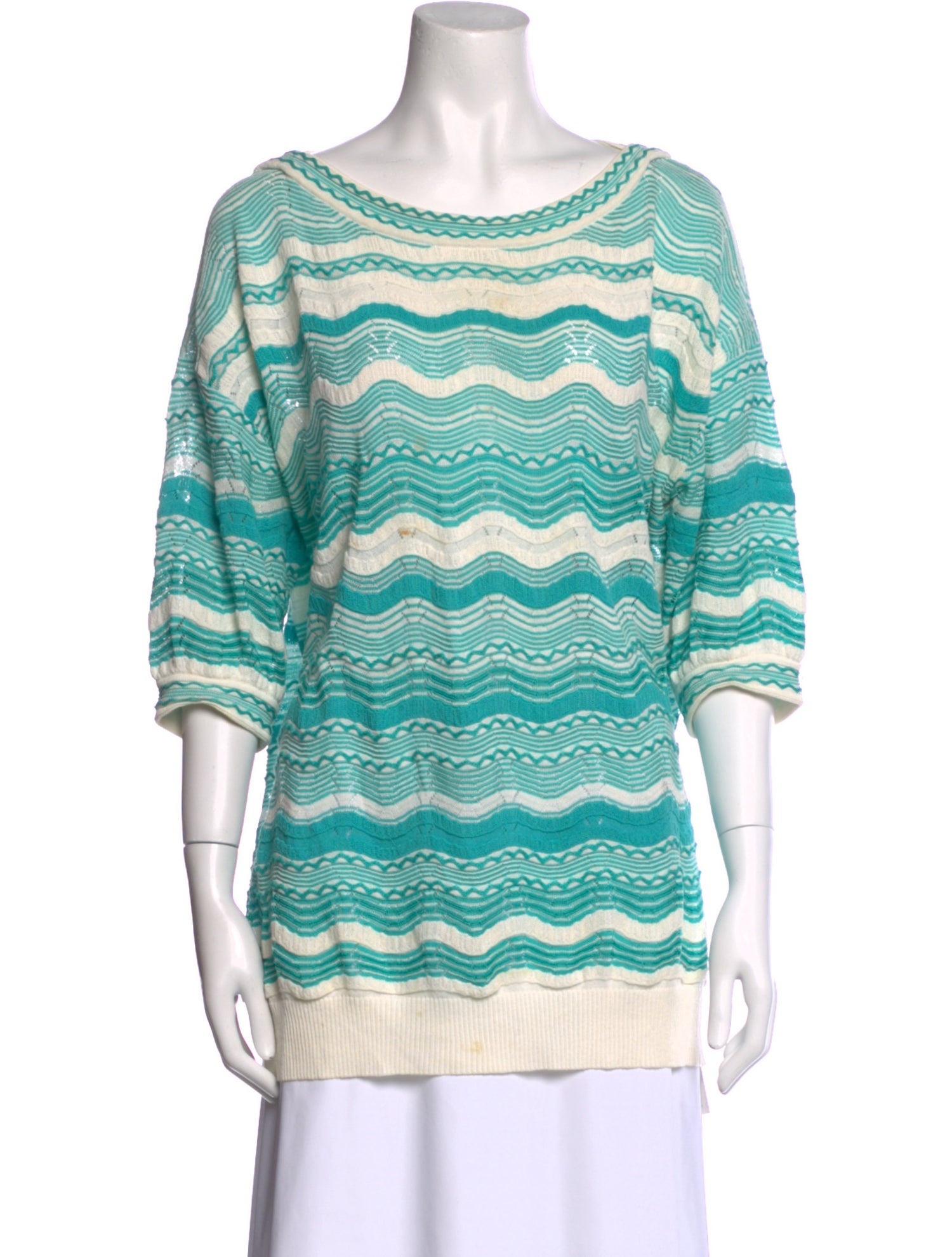 Missoni Striped Scoop Neck Tunic