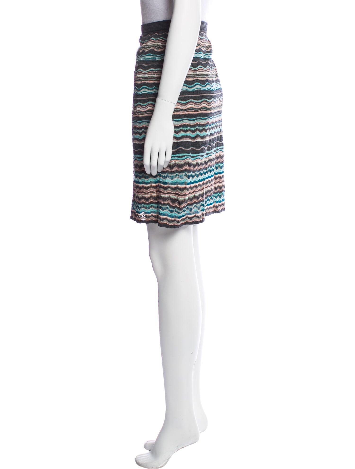 Missoni Striped Knee-Length Skirt