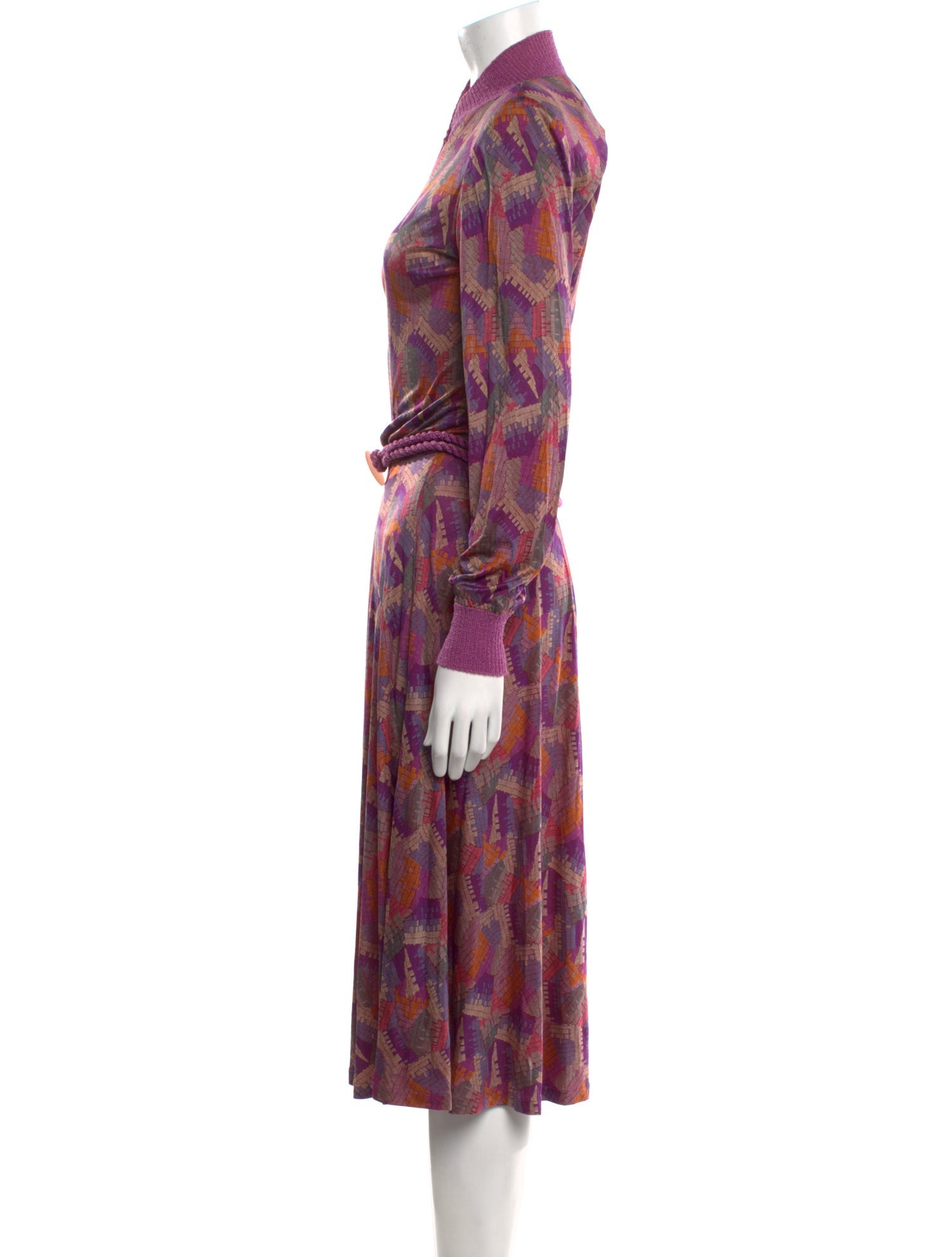 Missoni Silk Midi Length Dress