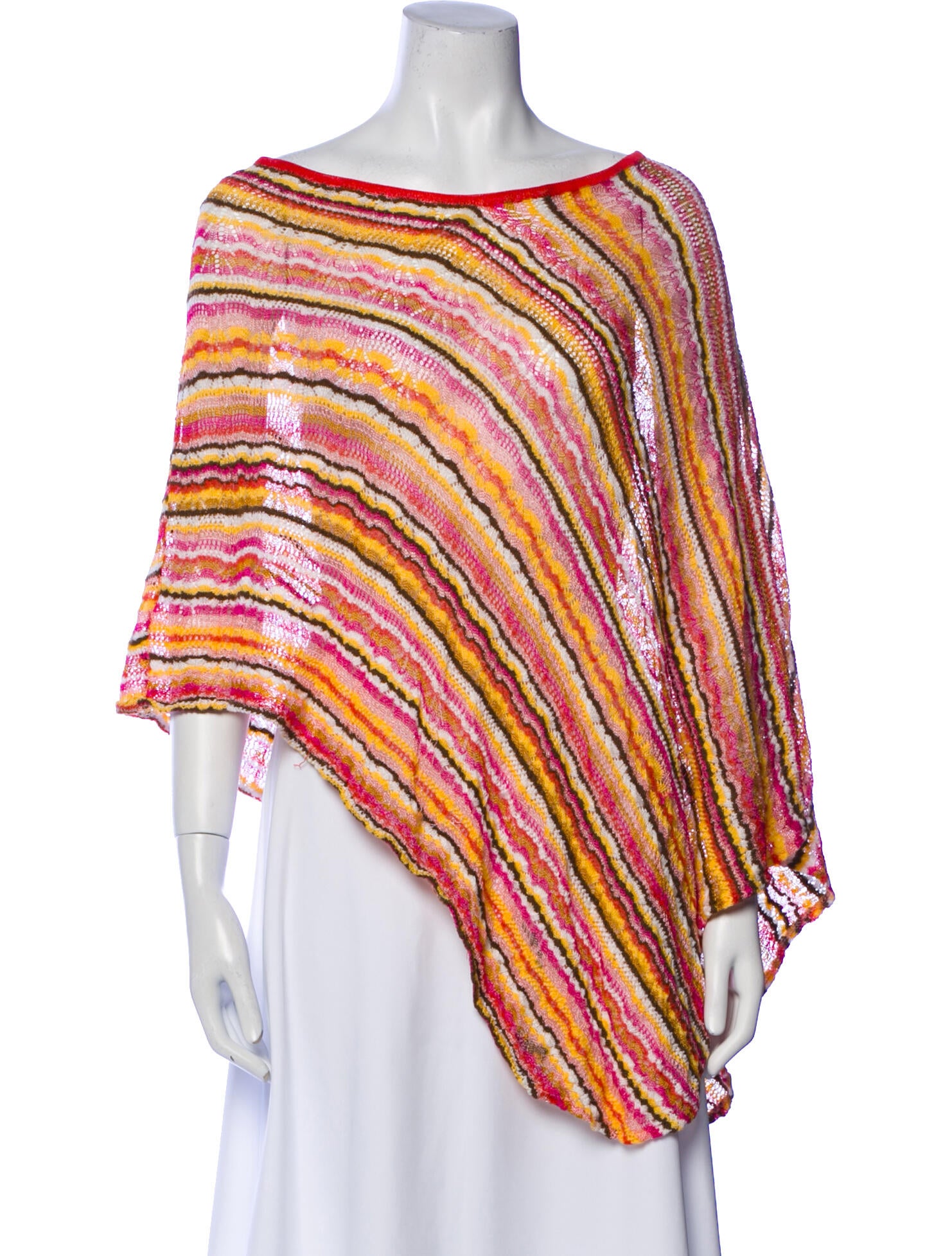 Missoni Striped Bateau Neckline Sweater