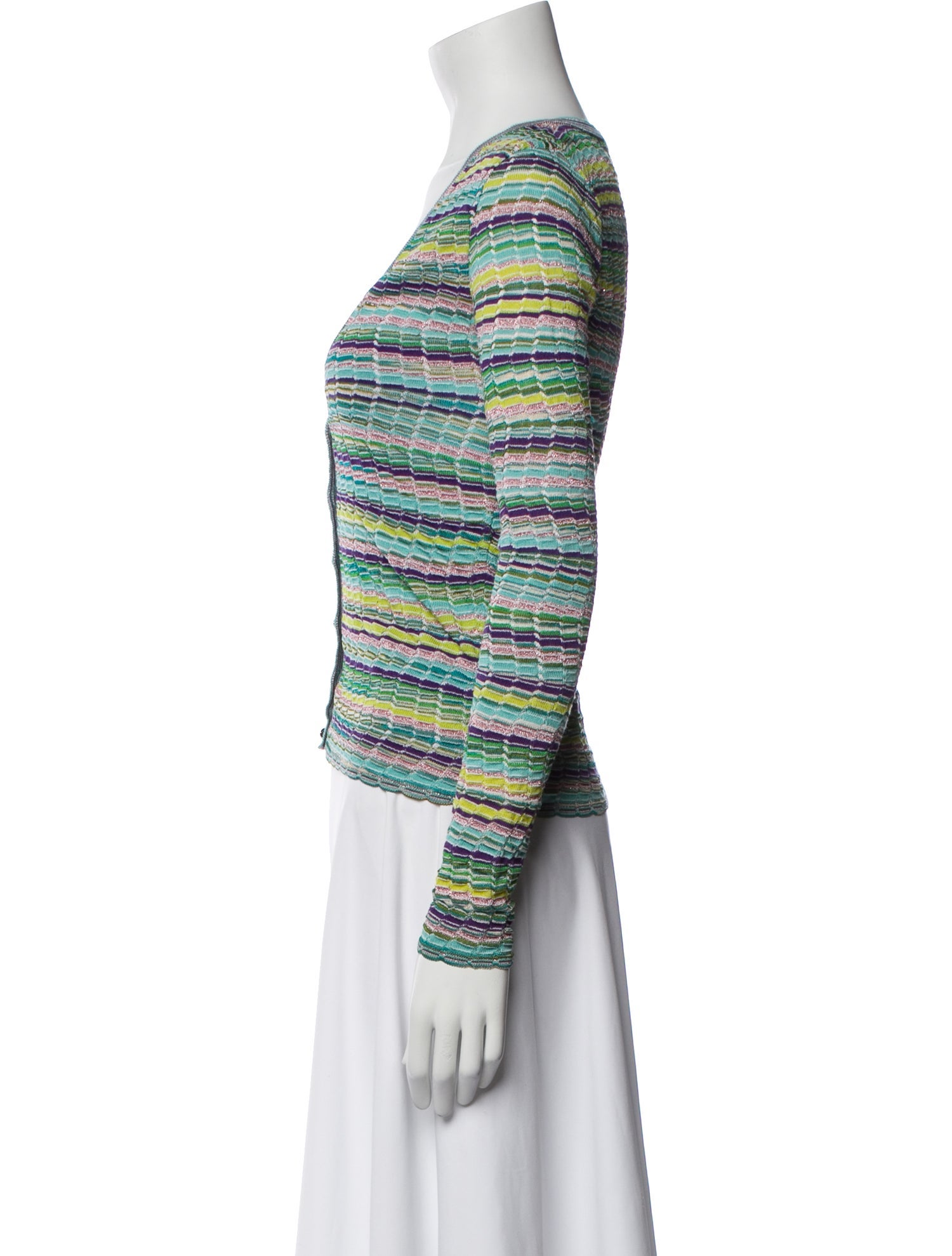 Missoni Printed V-Neck Crop Top