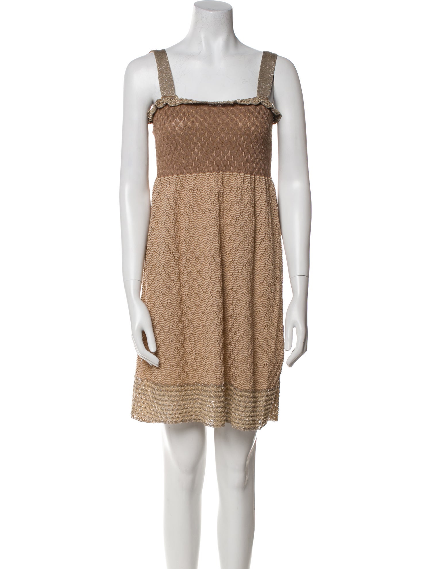 Missoni Square Neckline Mini Dress