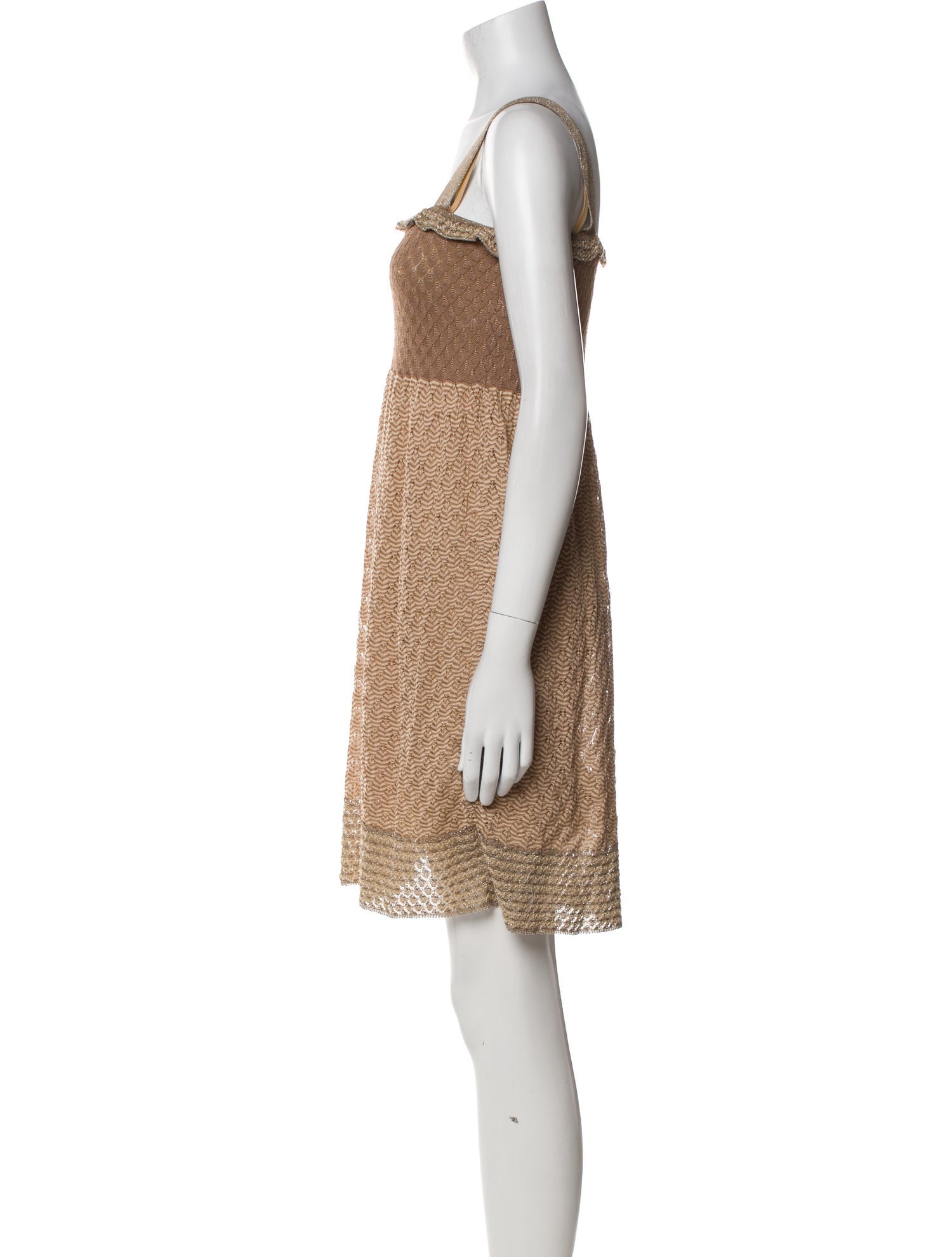 Missoni Square Neckline Mini Dress