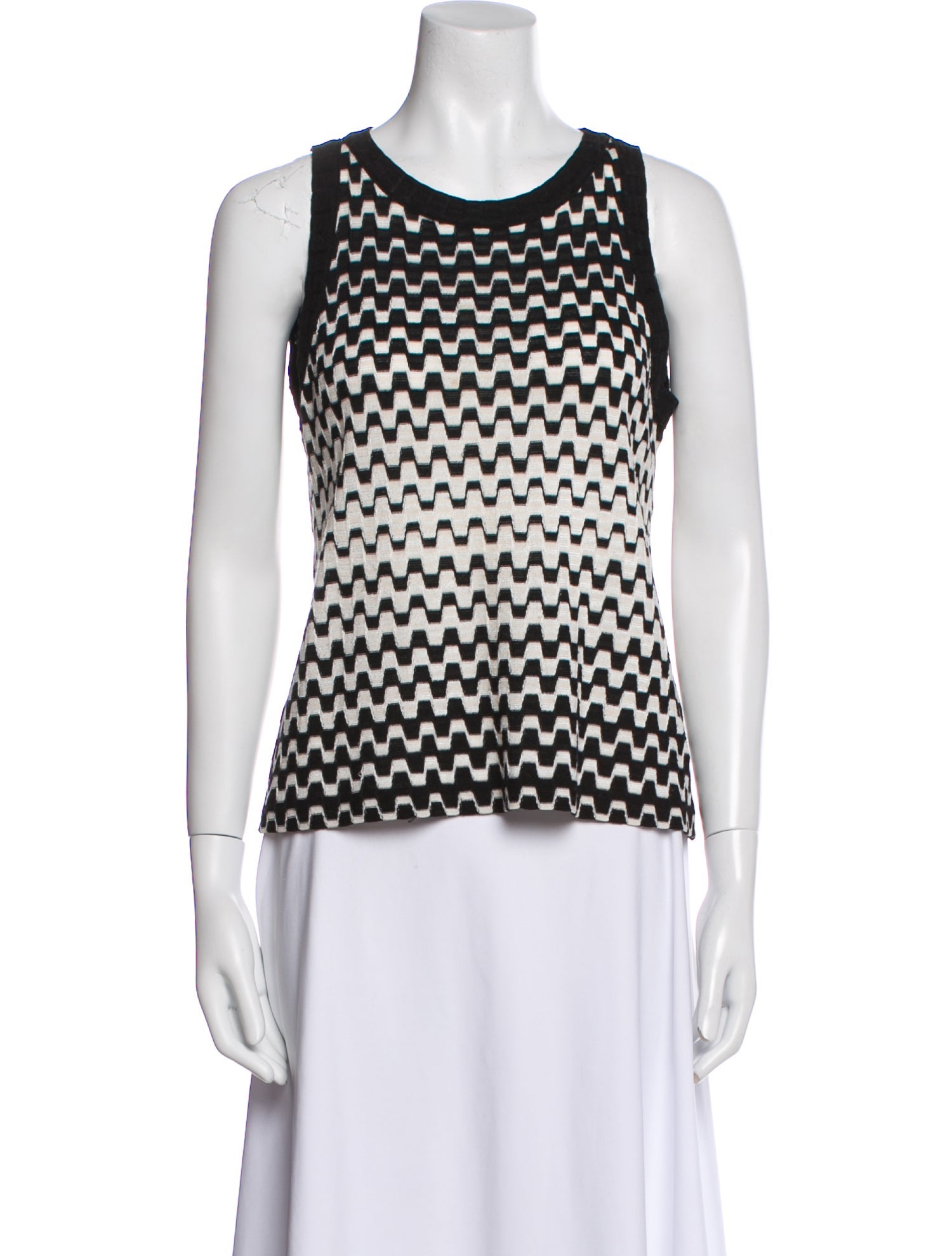 Missoni Printed Scoop Neck Sweater