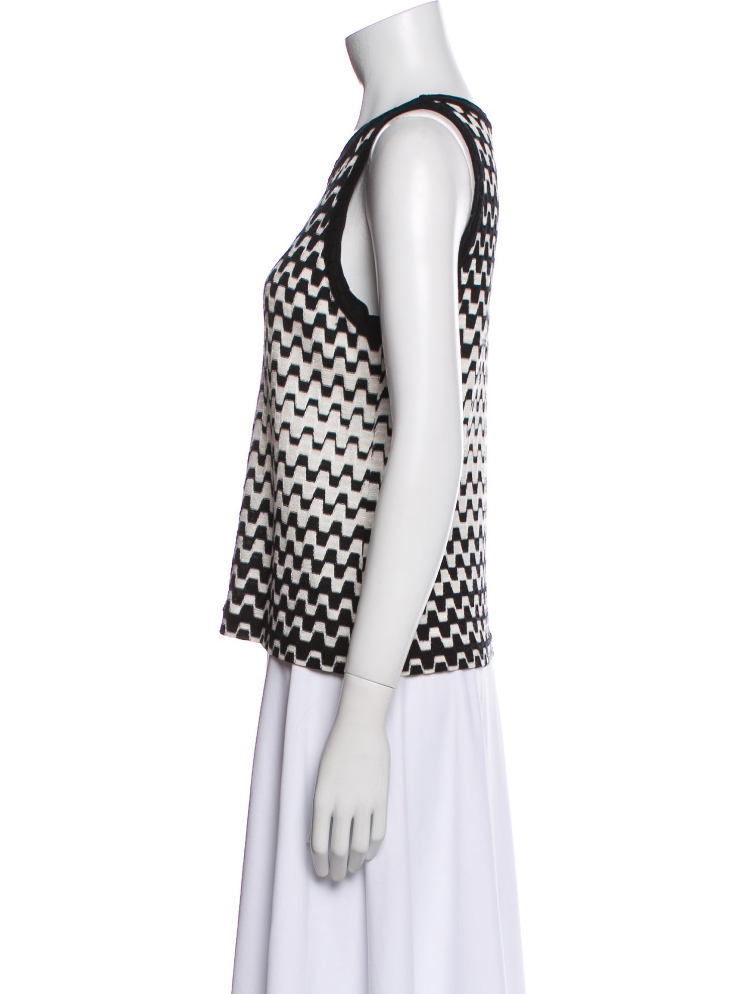 Missoni Printed Scoop Neck Sweater