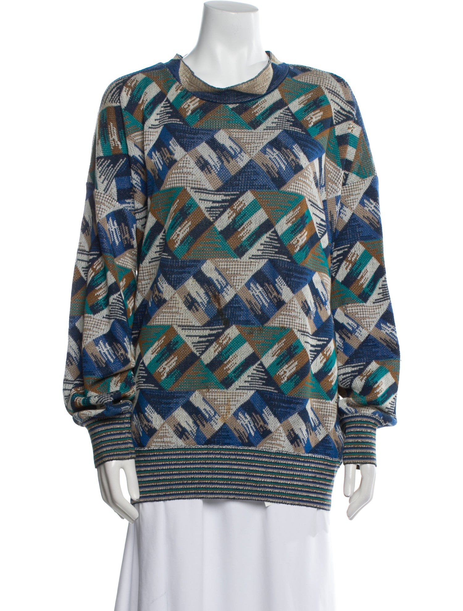 Missoni Printed Crew Neck Sweater