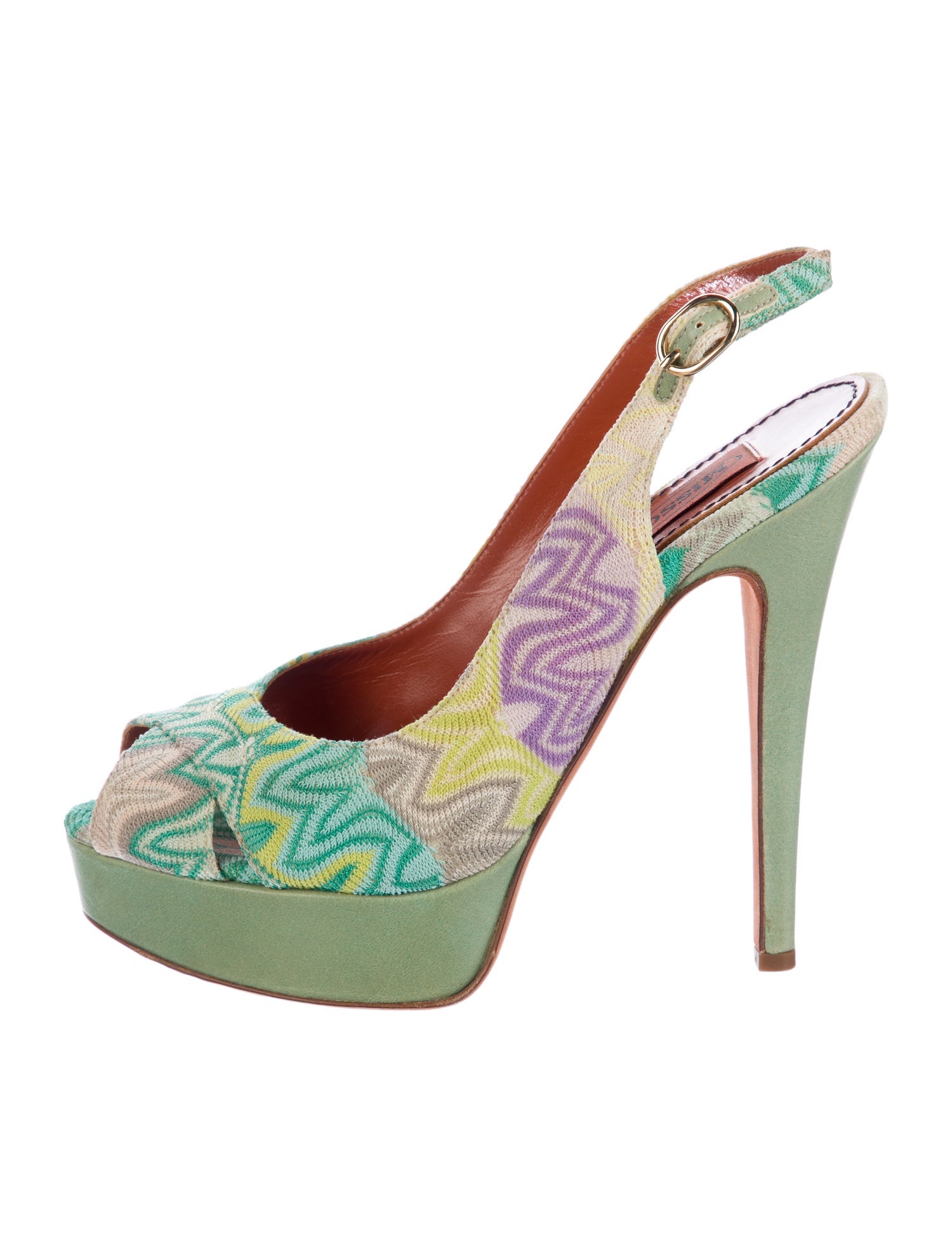 Missoni Printed Slingback Pumps