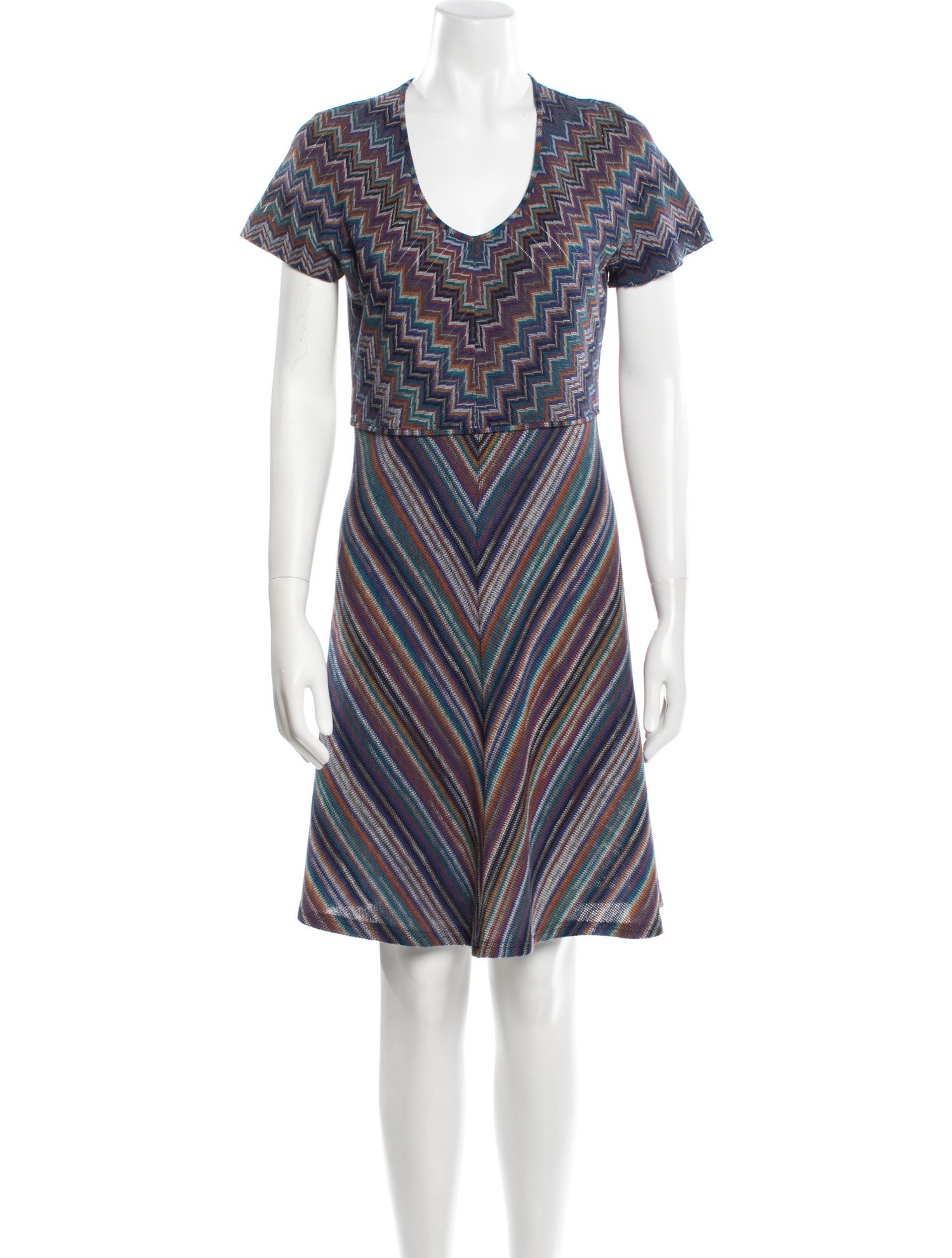 Missoni Striped V-Neck Sweater