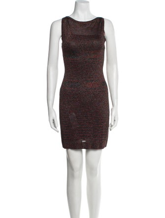 Missoni Bateau Neckline Mini Dress