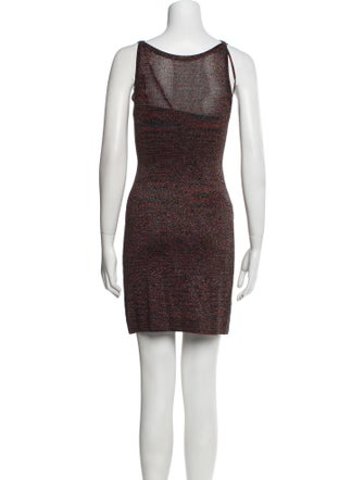 Missoni Bateau Neckline Mini Dress