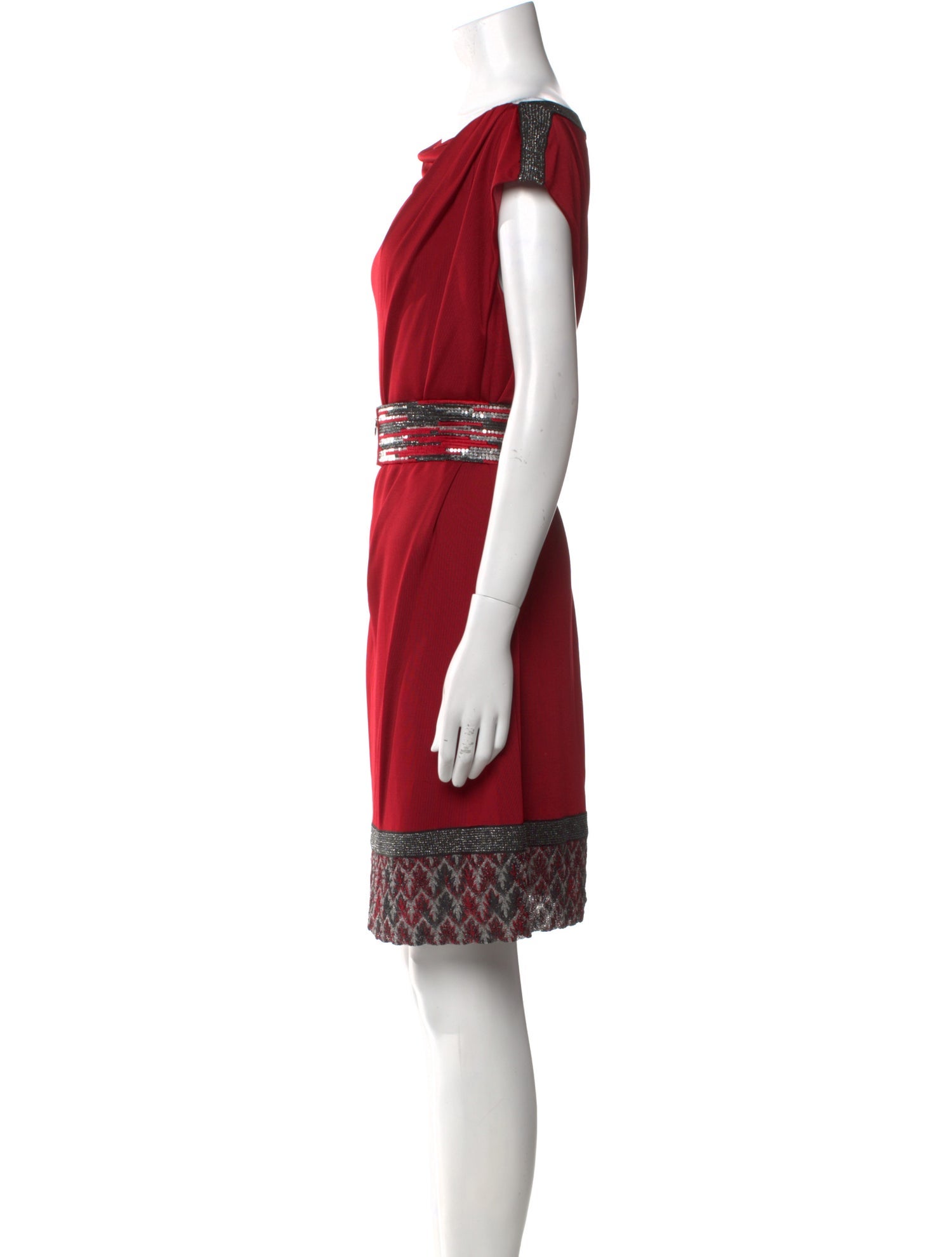 Missoni Bateau Neckline Mini Dress