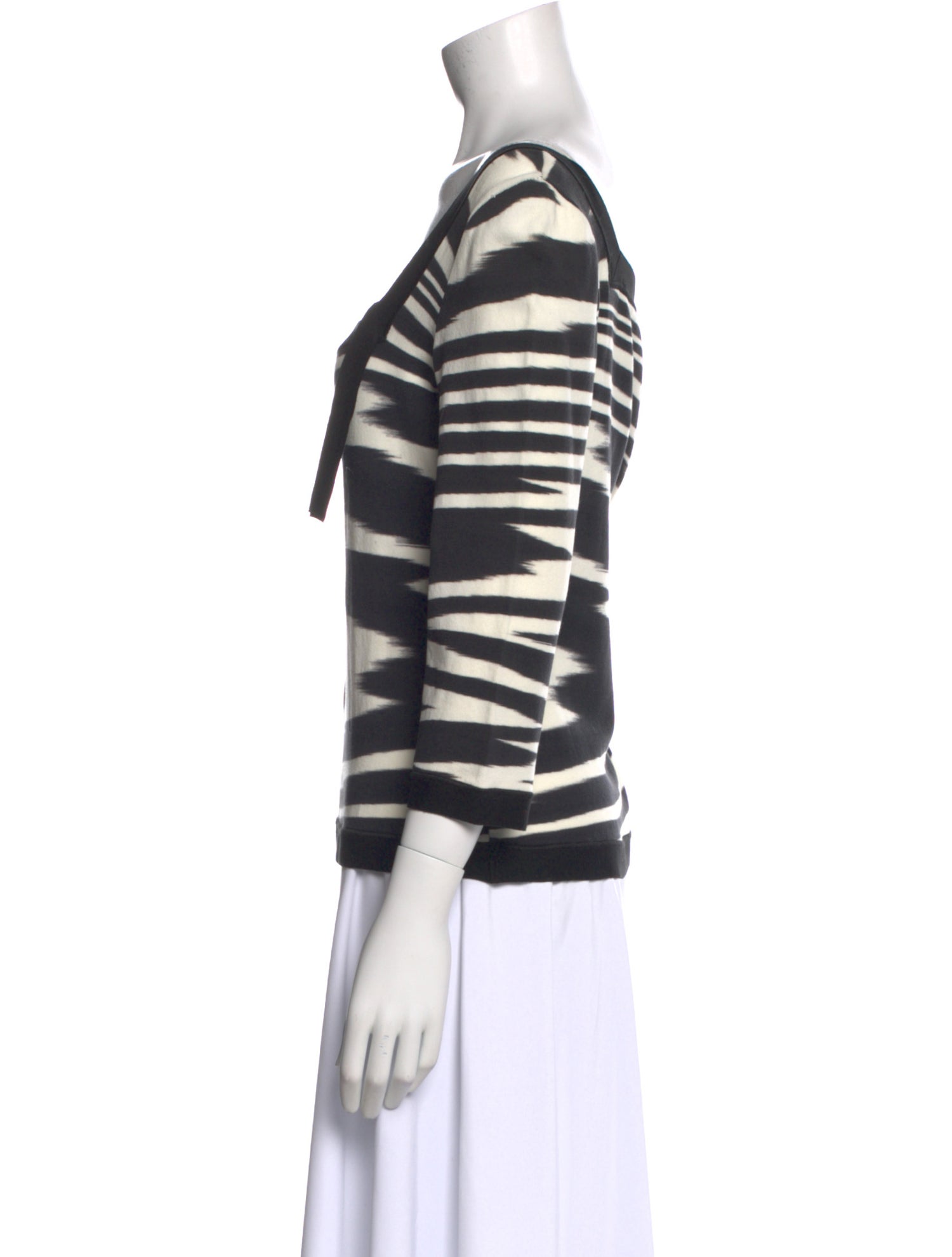 Missoni Striped Square Neckline Top