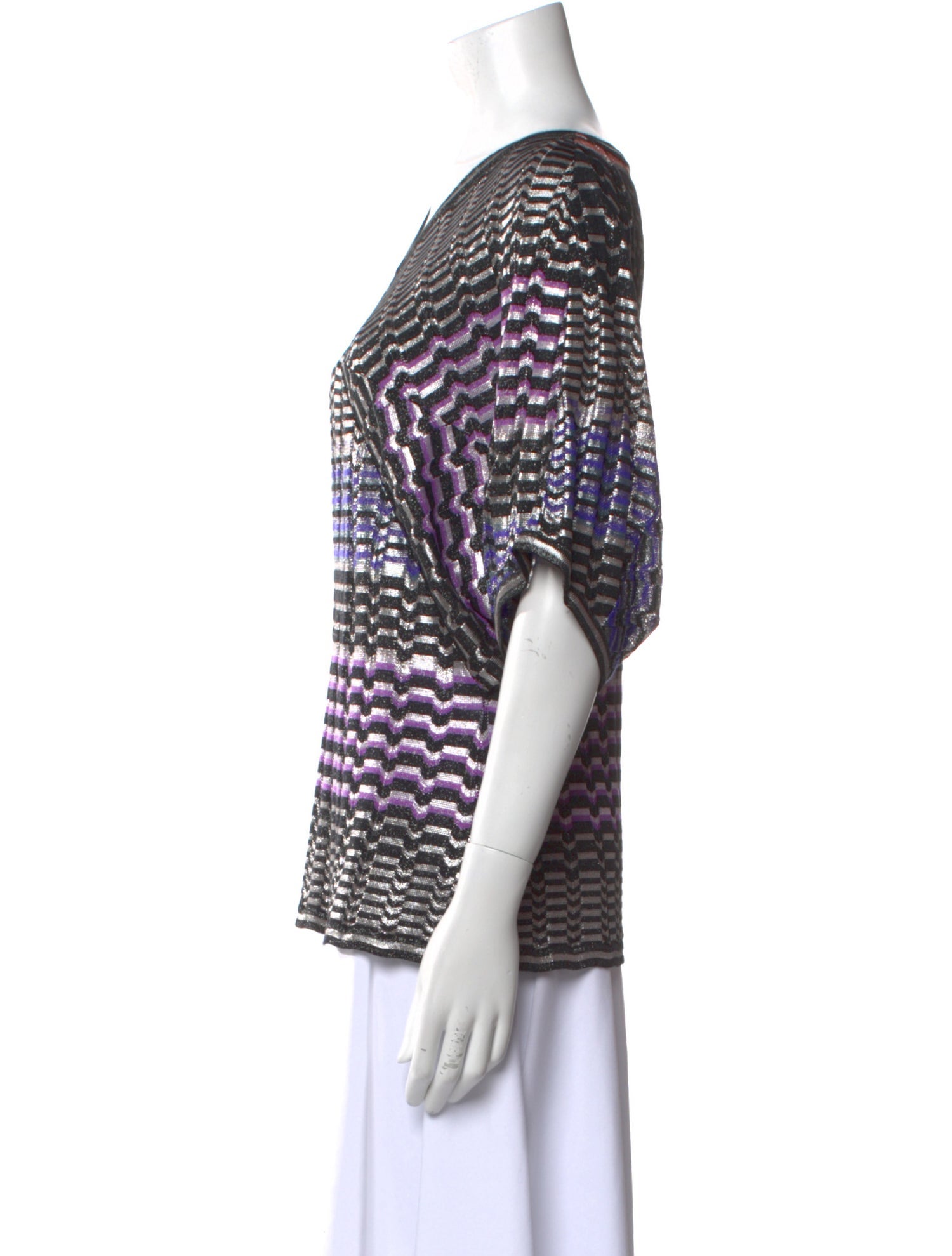 Missoni Printed V-Neck Top