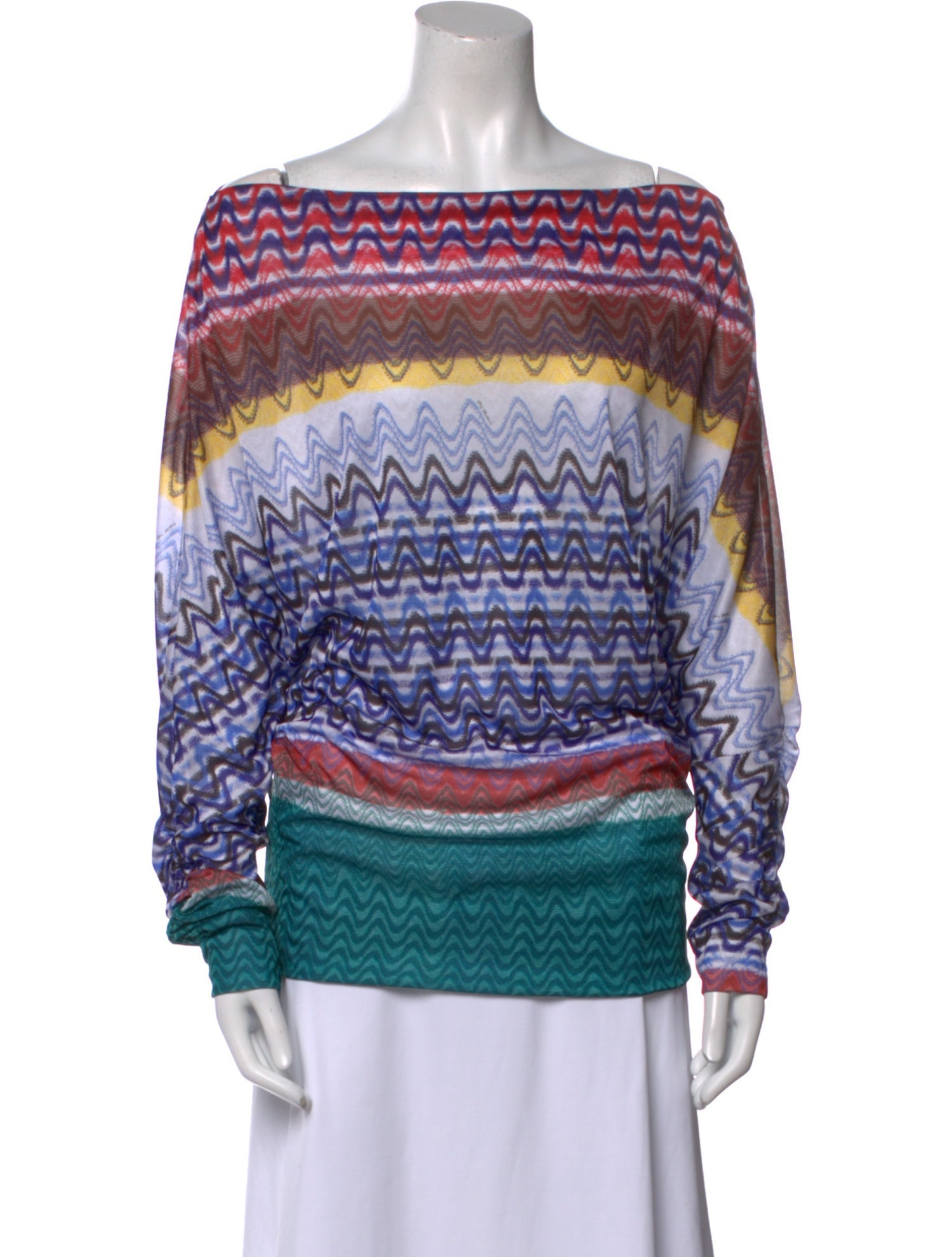 Missoni Printed Bateau Neckline Sweatshirt