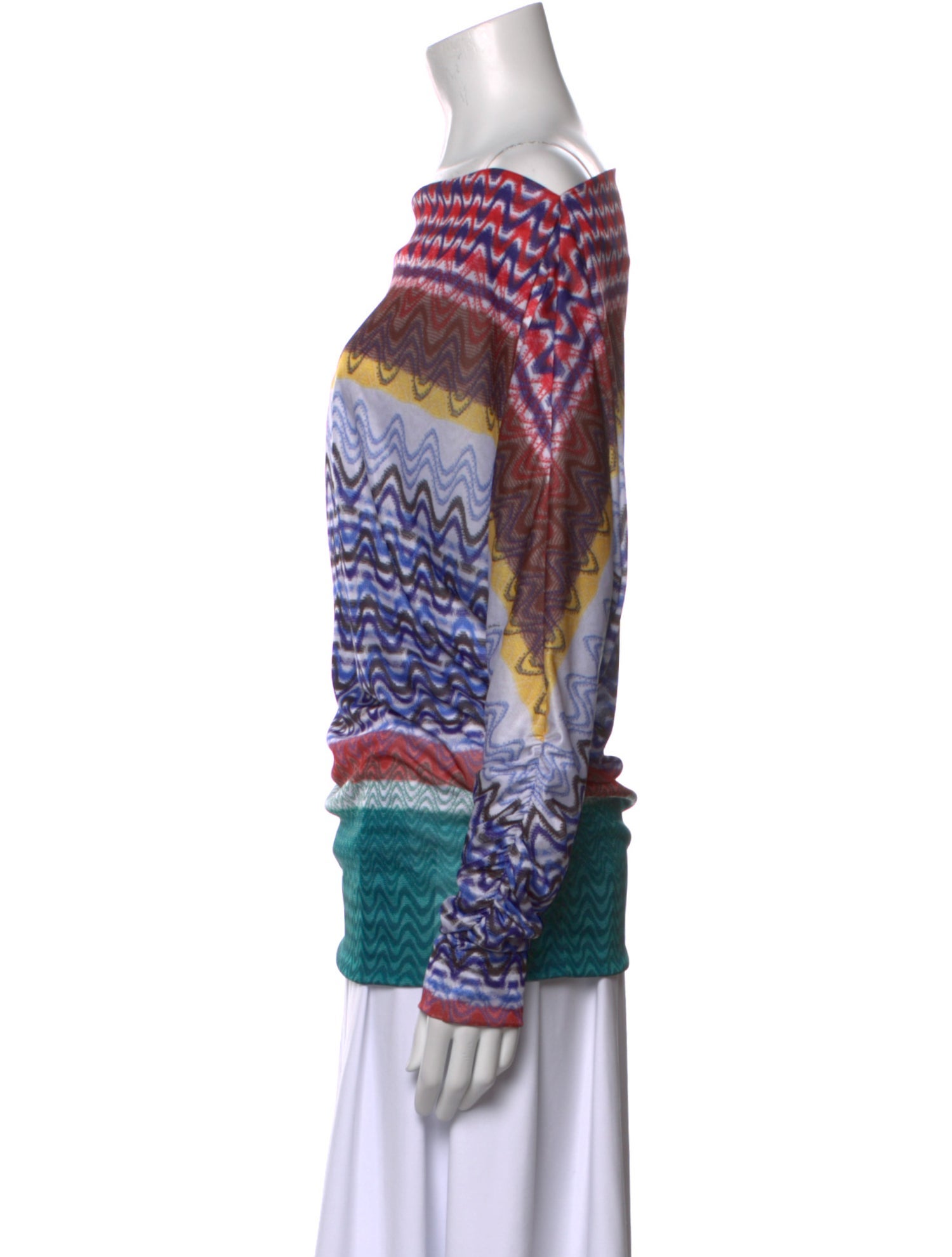 Missoni Printed Bateau Neckline Sweatshirt