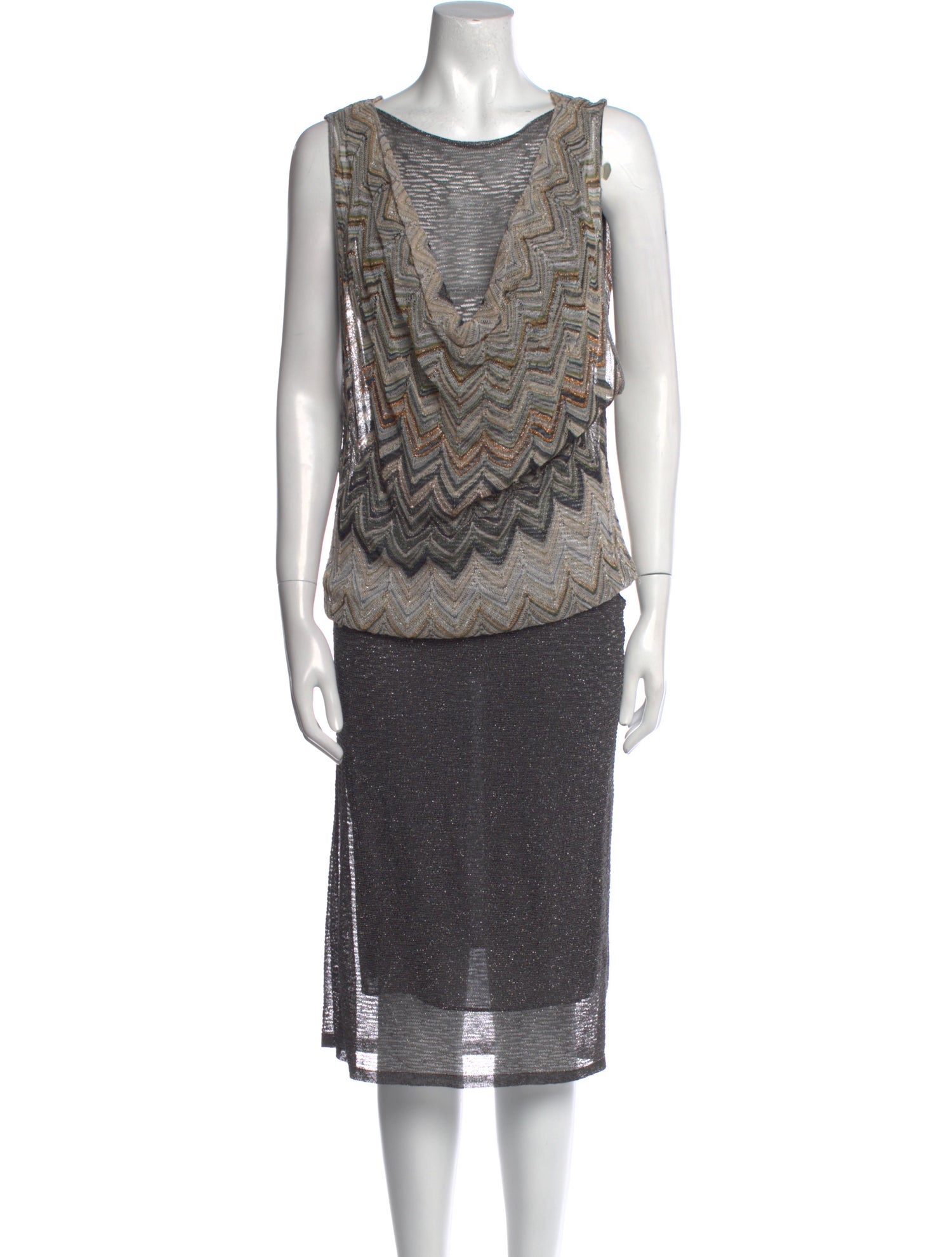 Missoni Printed Midi Length Dress