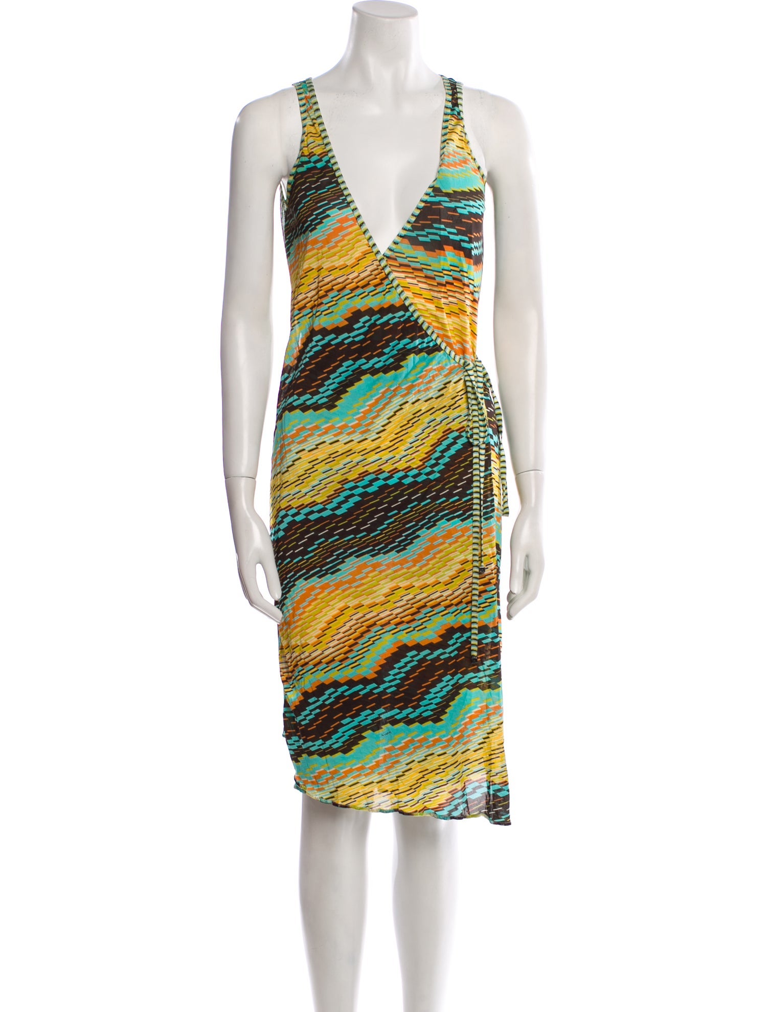 Missoni Mare Printed Midi Length Dress