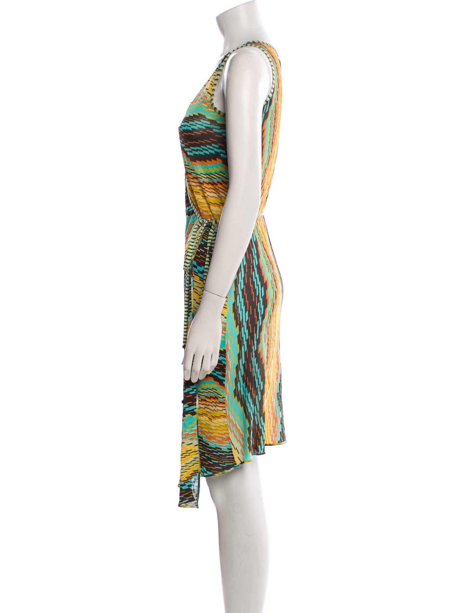 Missoni Mare Printed Midi Length Dress