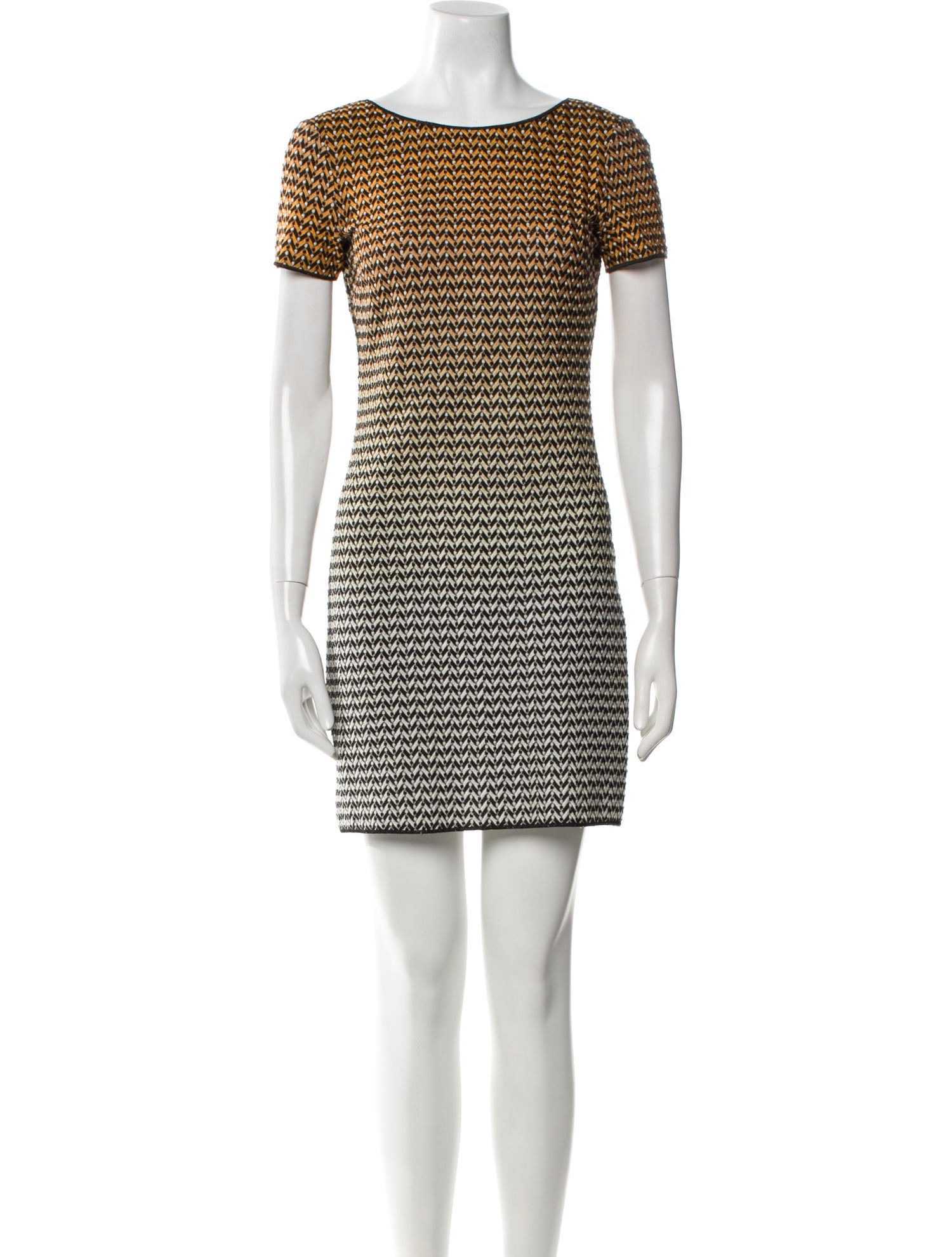 Missoni Bateau Neckline Mini Dress