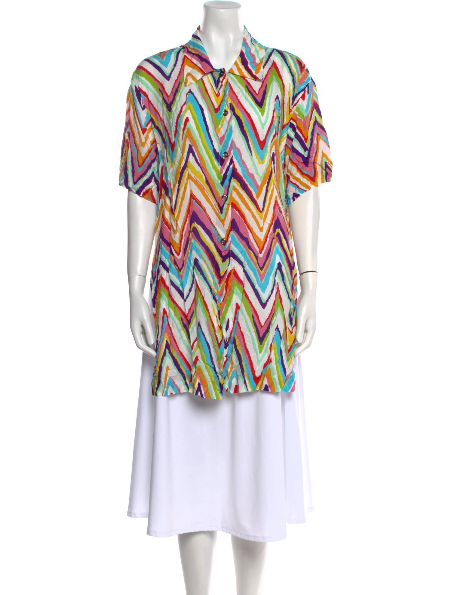 Missoni Printed Short Sleeve Tunic