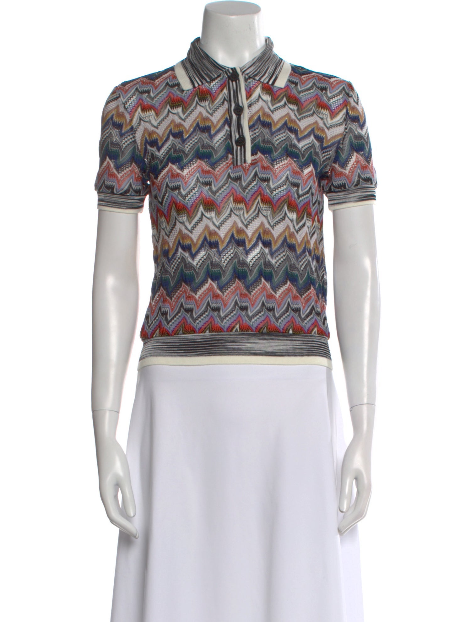 Missoni Printed Short Sleeve Polo