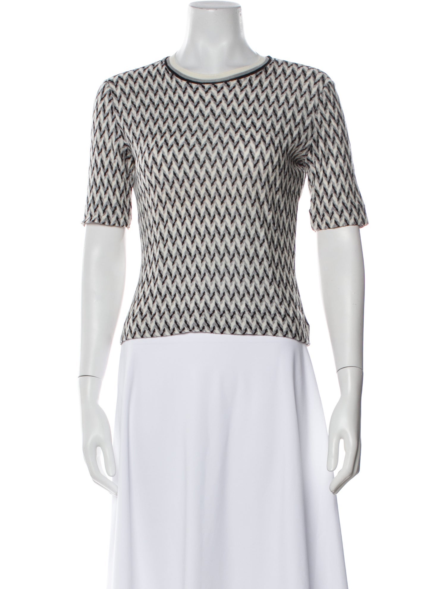 Missoni Printed Crew Neck Top