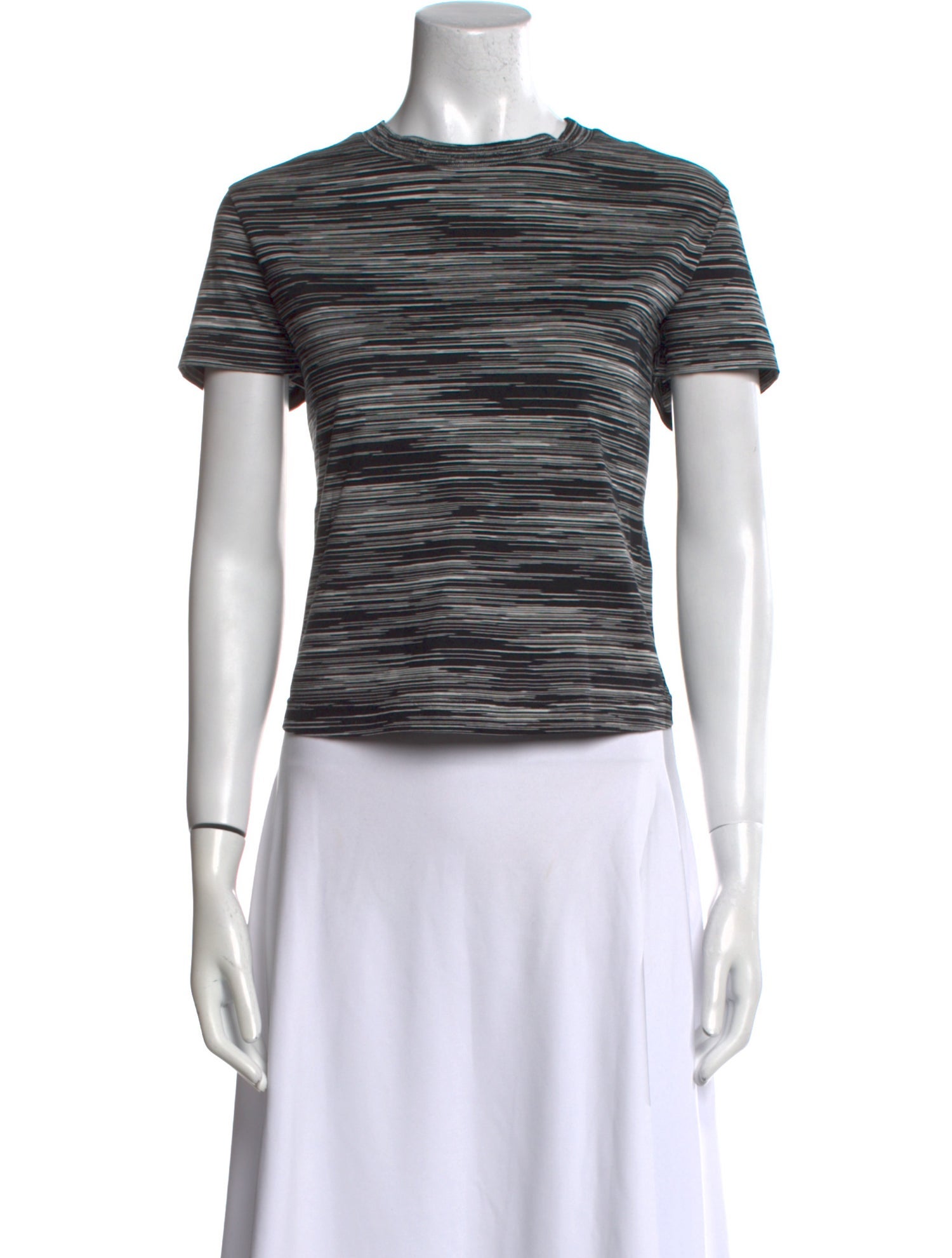 Missoni Striped Crew Neck Top