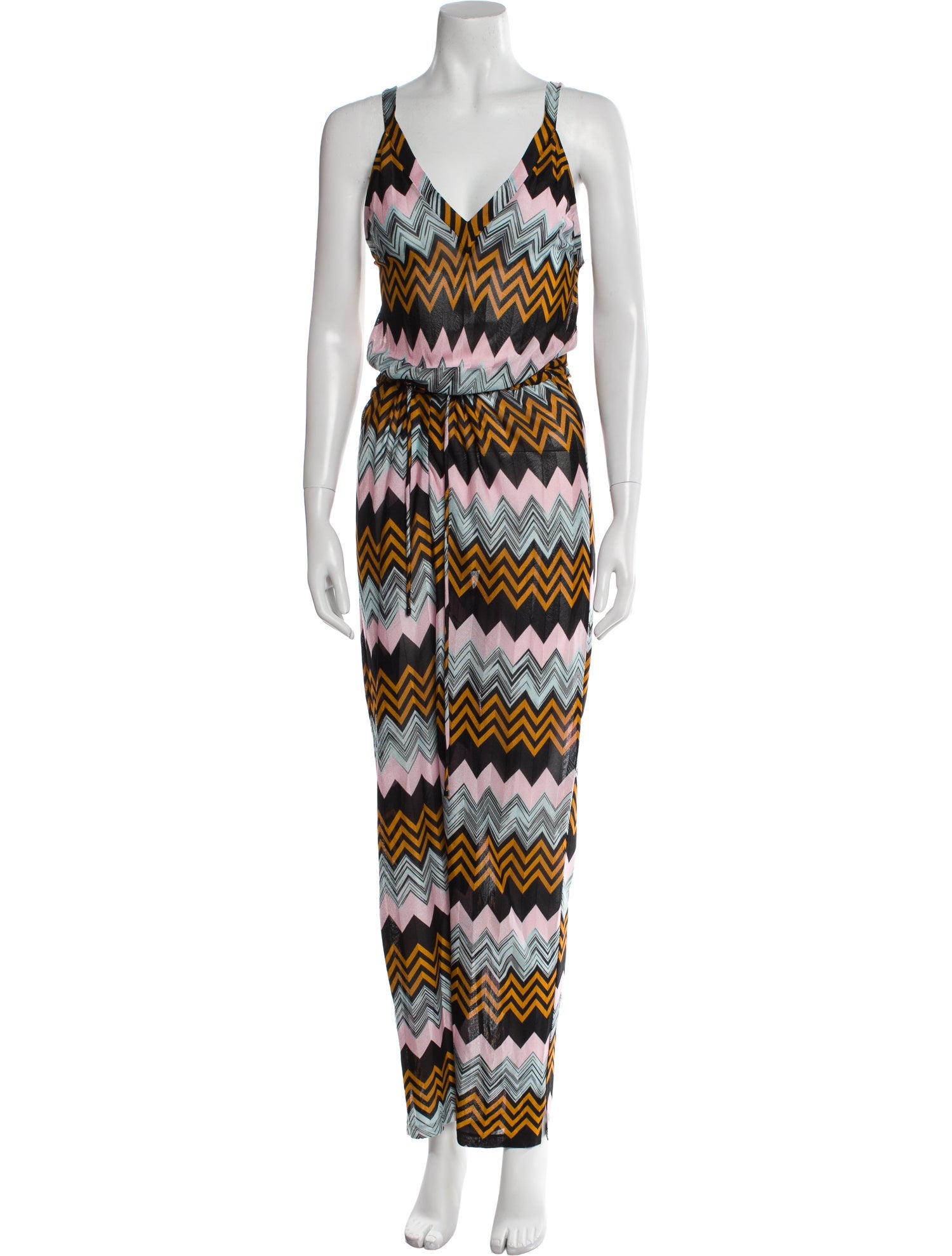 Missoni Printed V-Neck Jumpsuit