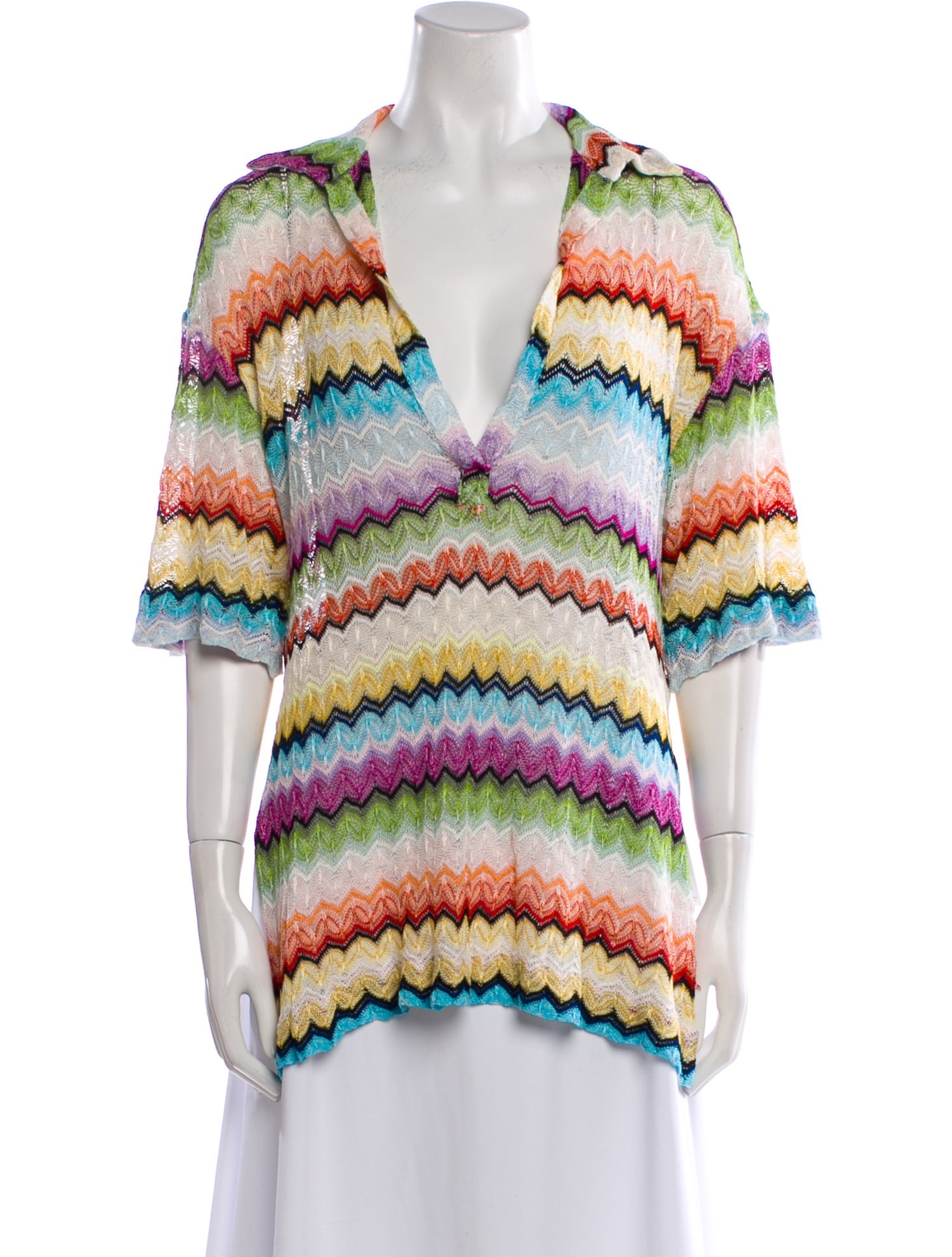 Missoni Printed V-Neck Tunic