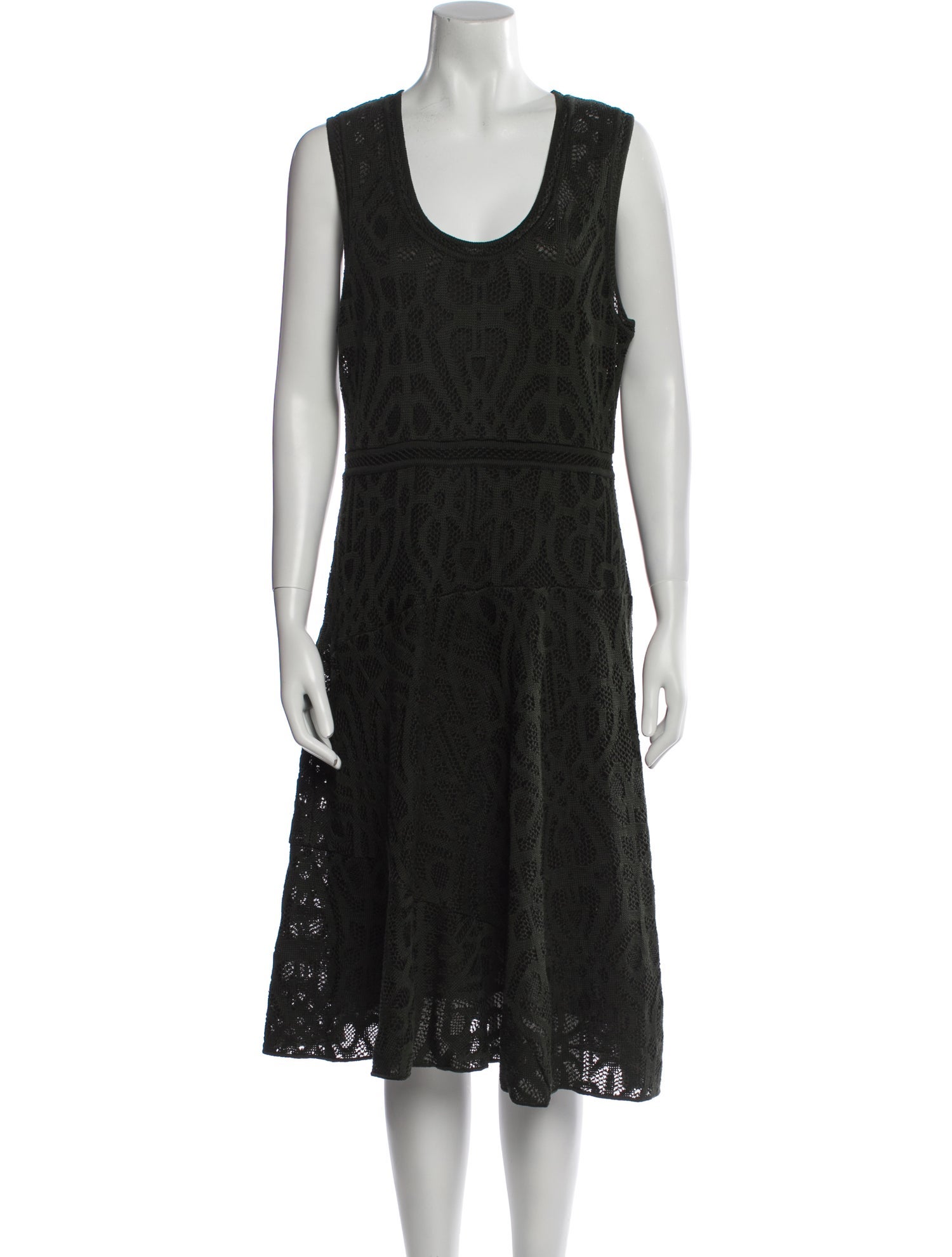 Missoni Scoop Neck Midi Length Dress