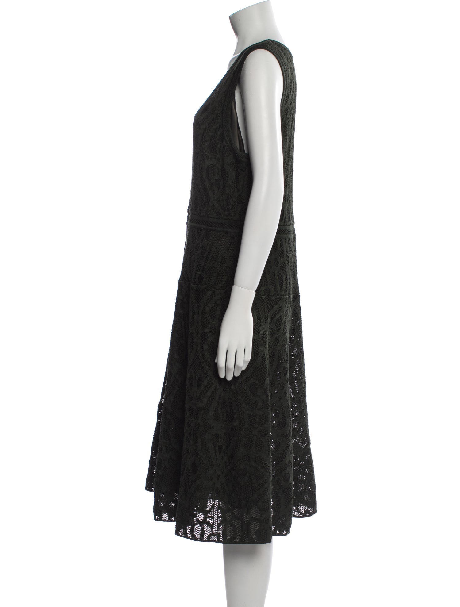 Missoni Scoop Neck Midi Length Dress