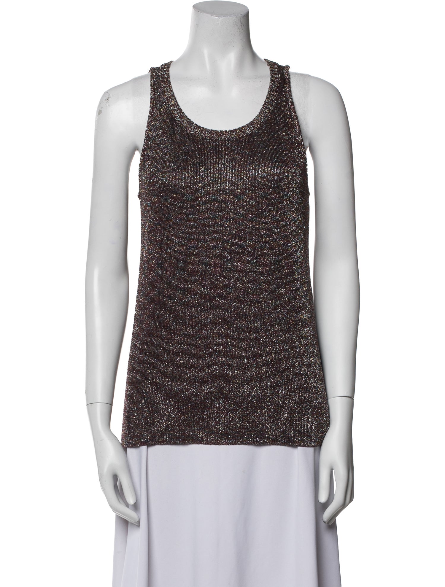Missoni Scoop Neck Sleeveless Top