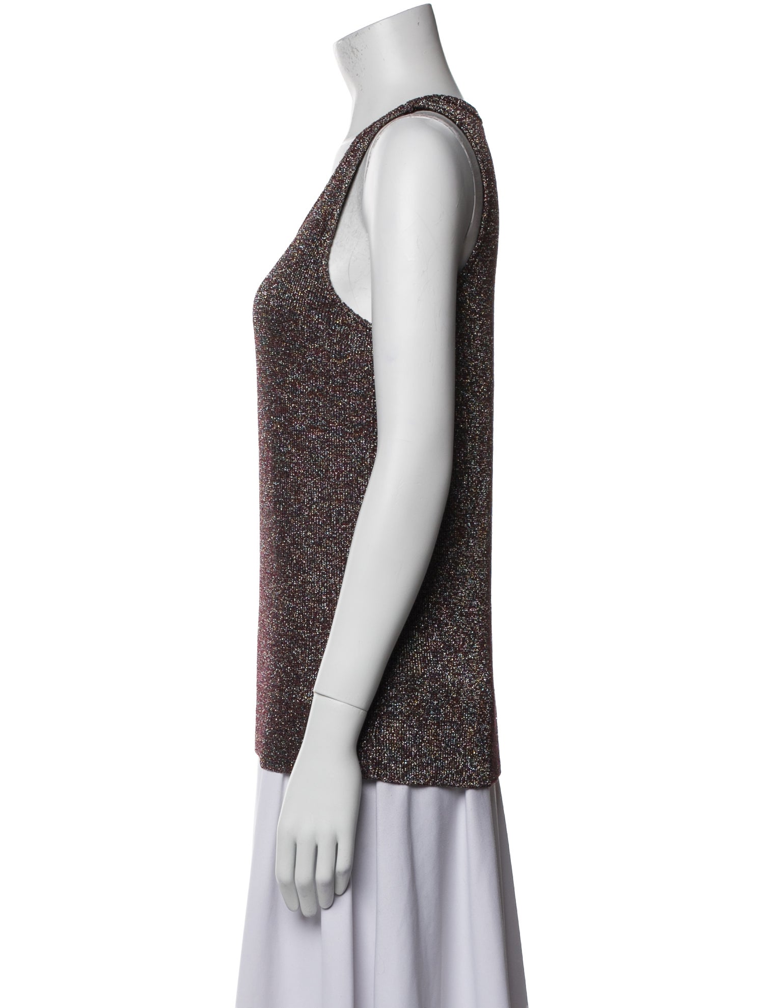 Missoni Scoop Neck Sleeveless Top