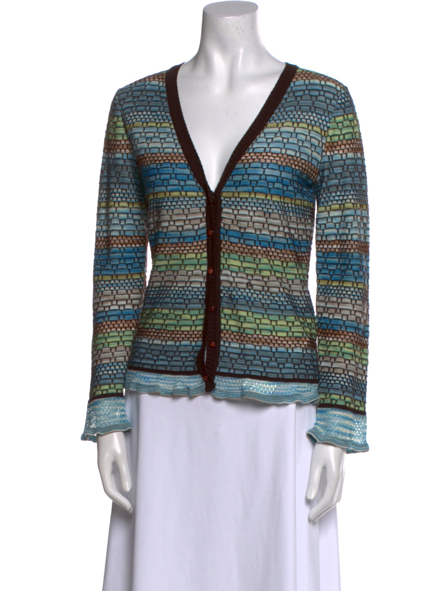 Missoni Striped V-Neck Sweater