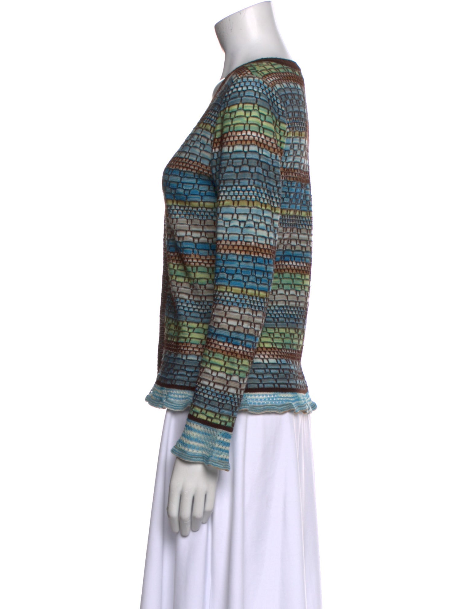 Missoni Striped V-Neck Sweater