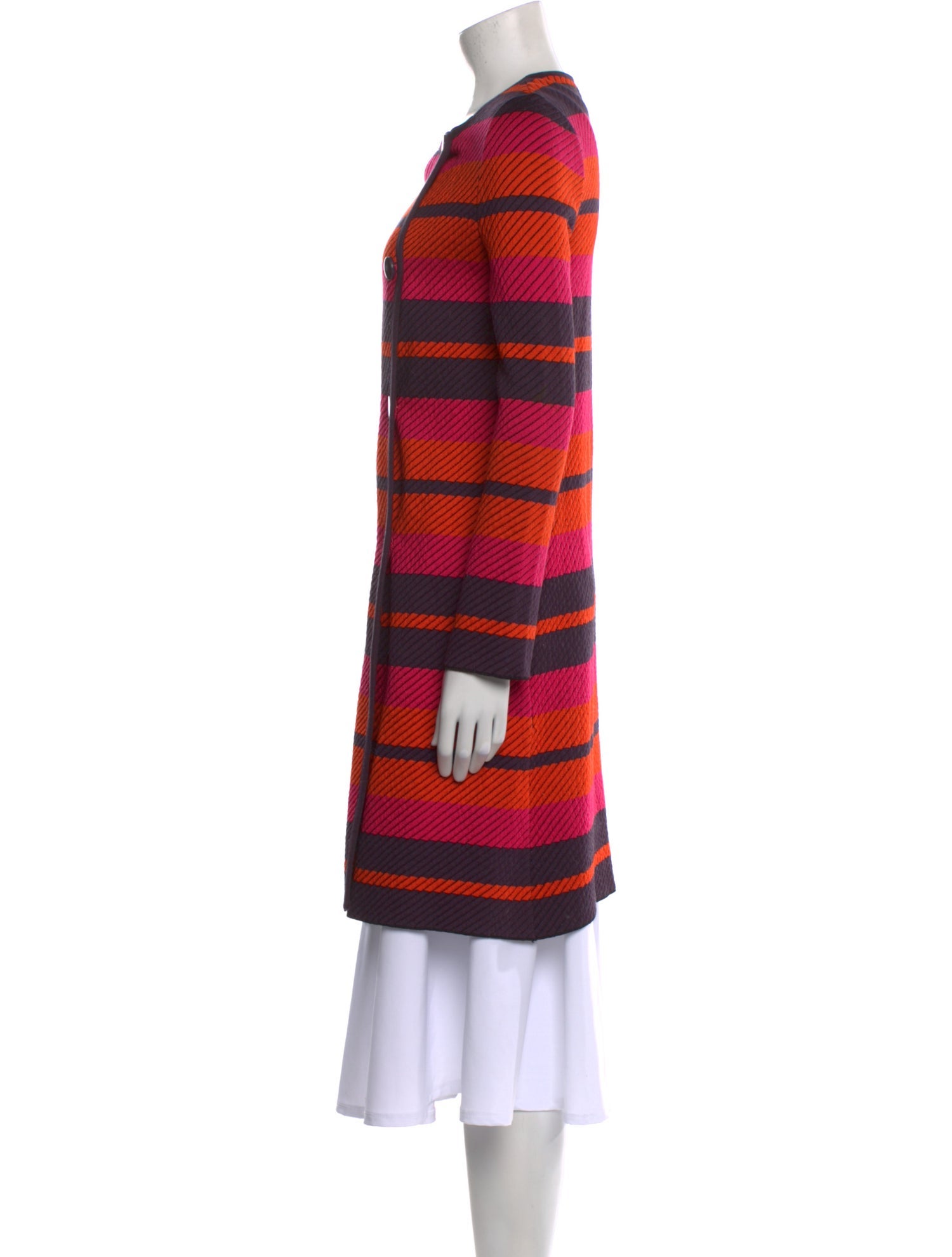 M Missoni Striped Scoop Neck Sweater