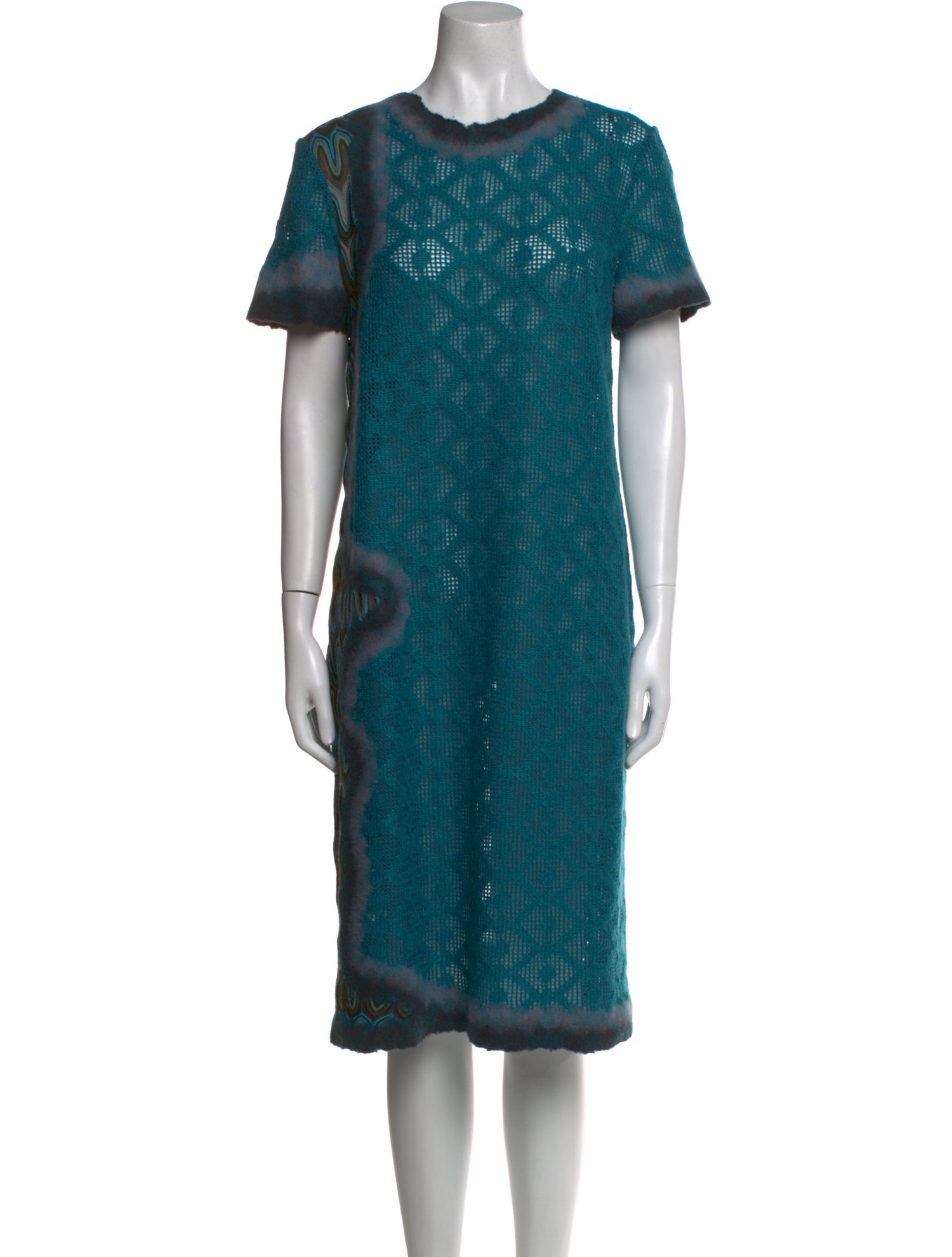 Missoni Tie-Dye Print Midi Length Dress