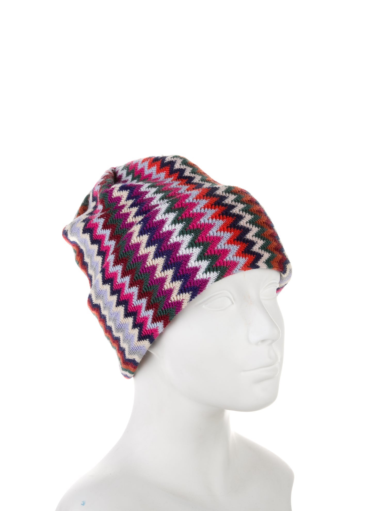 Missoni Pattern Print Knitted Beanie