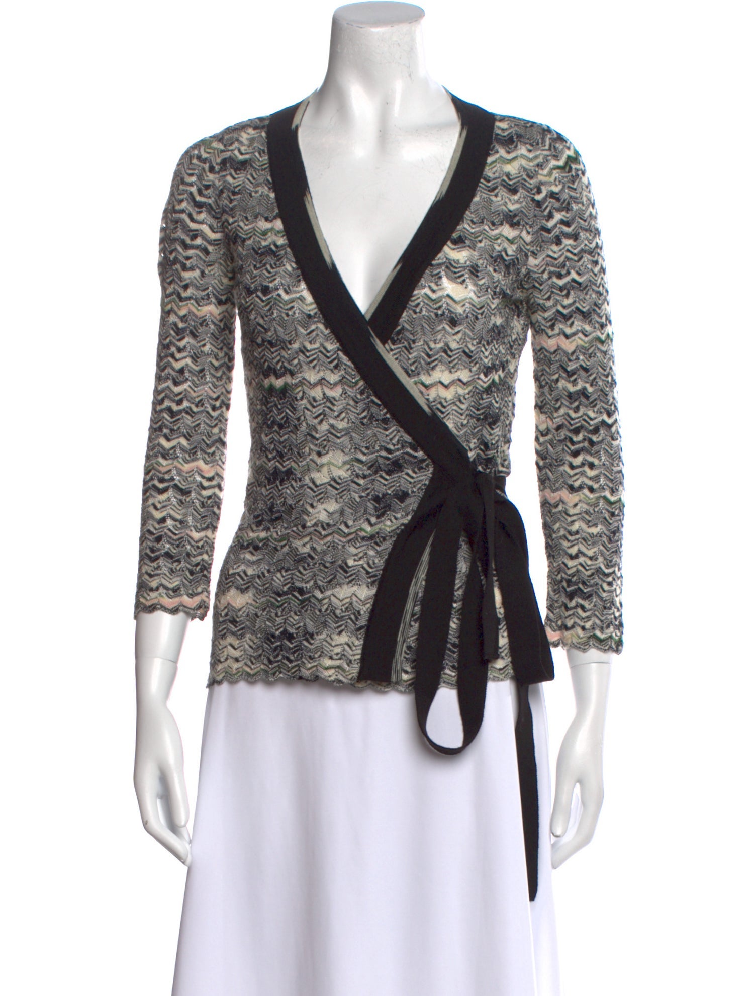 M Missoni Merino Wool Printed Sweater