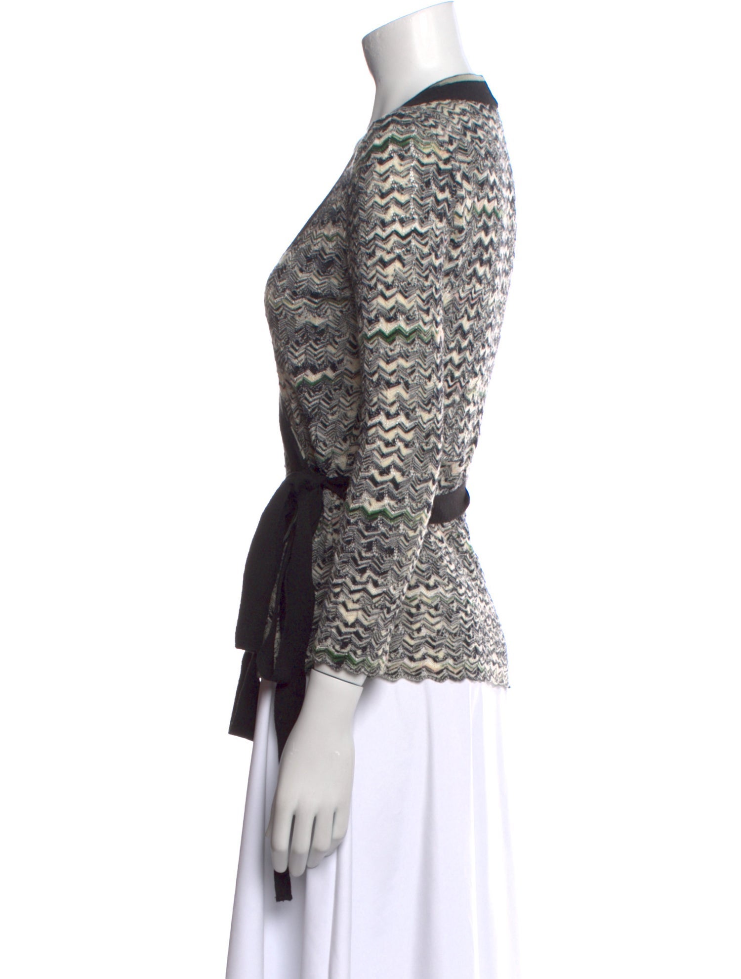 M Missoni Merino Wool Printed Sweater