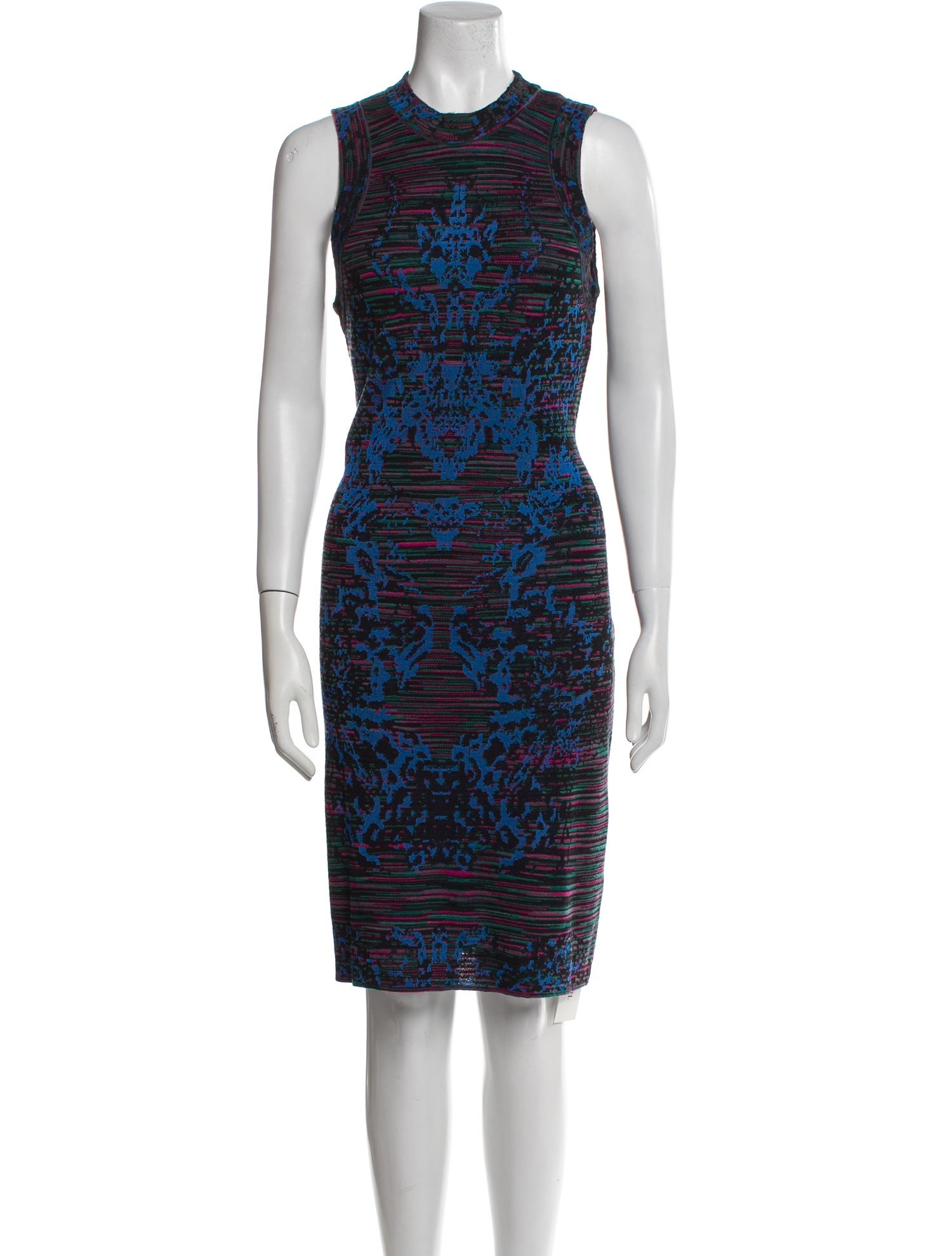 M Missoni Wool Knee-Length Dress