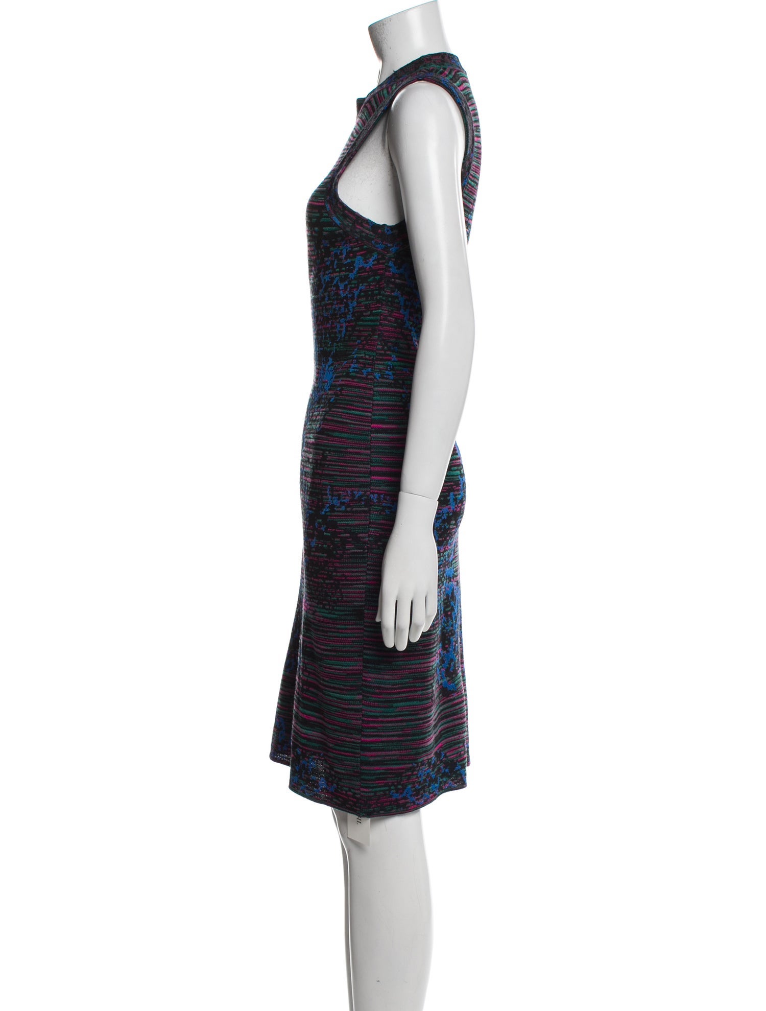M Missoni Wool Knee-Length Dress