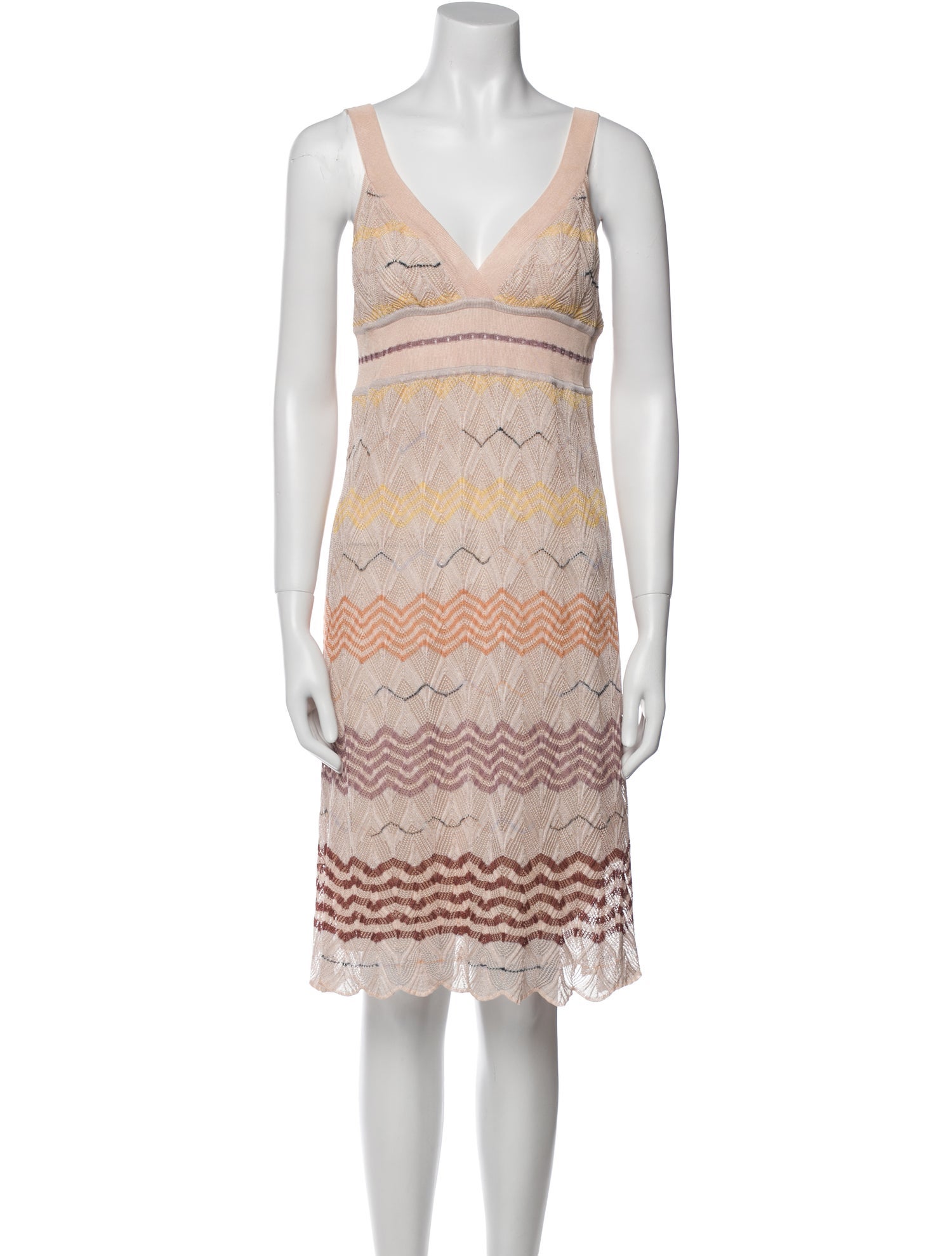 Missoni Striped Knee-Length Dress