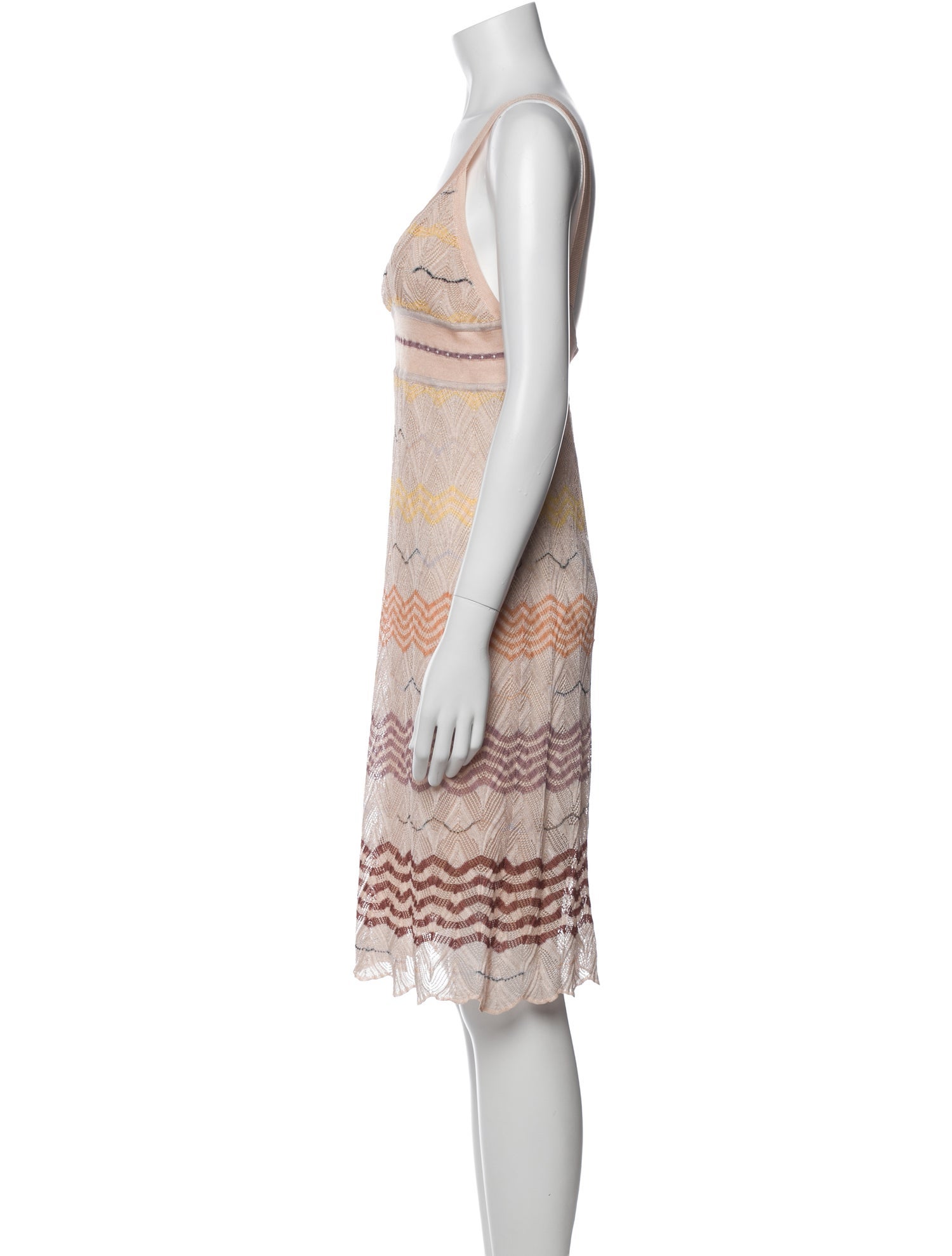 Missoni Striped Knee-Length Dress