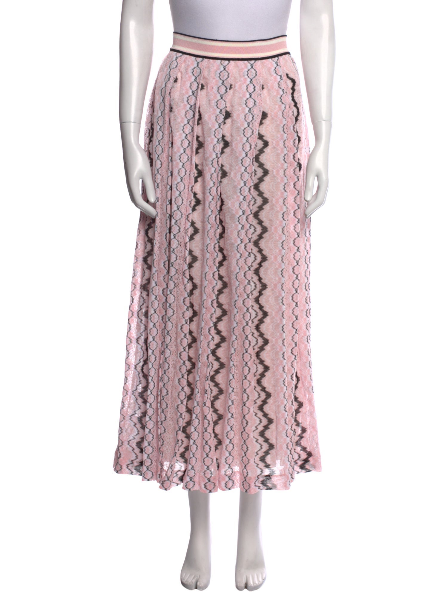 Missoni Printed Midi Length Skirt