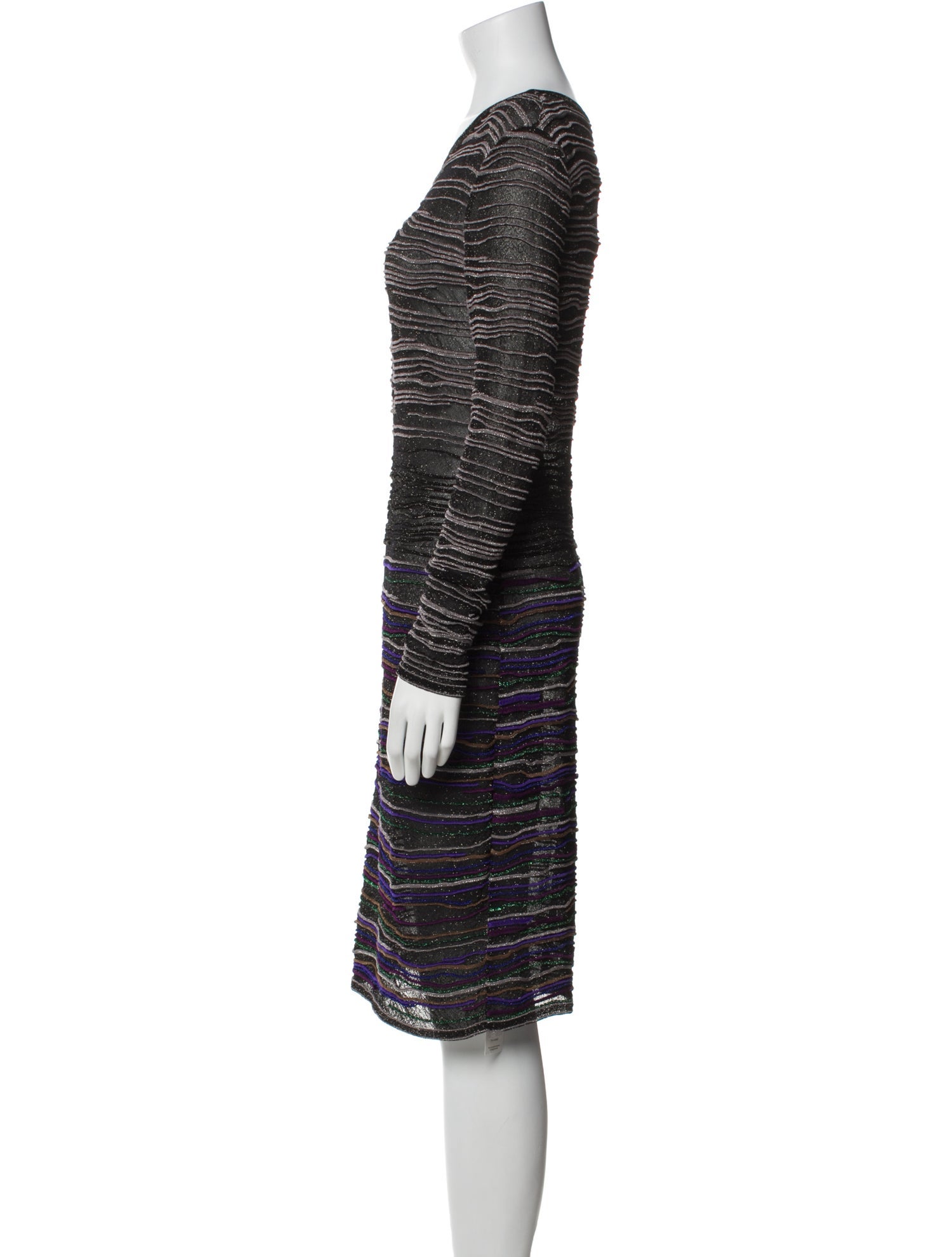 Missoni Striped Knee-Length Dress